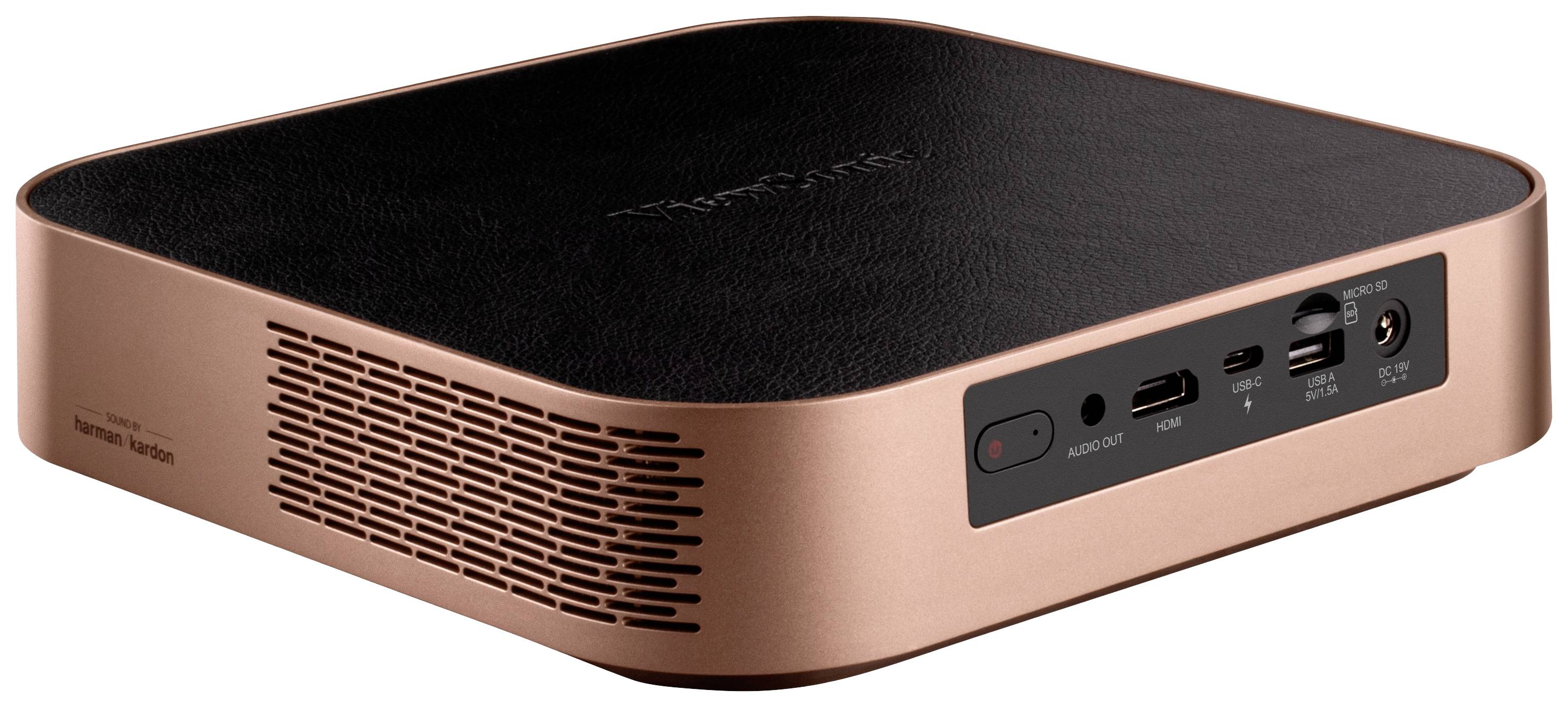 Viewsonic Beamer M2W LED Helligkeit: 1700lm 1280 x 800 WXGA 3000000 : 1 Bronze, Schwarz