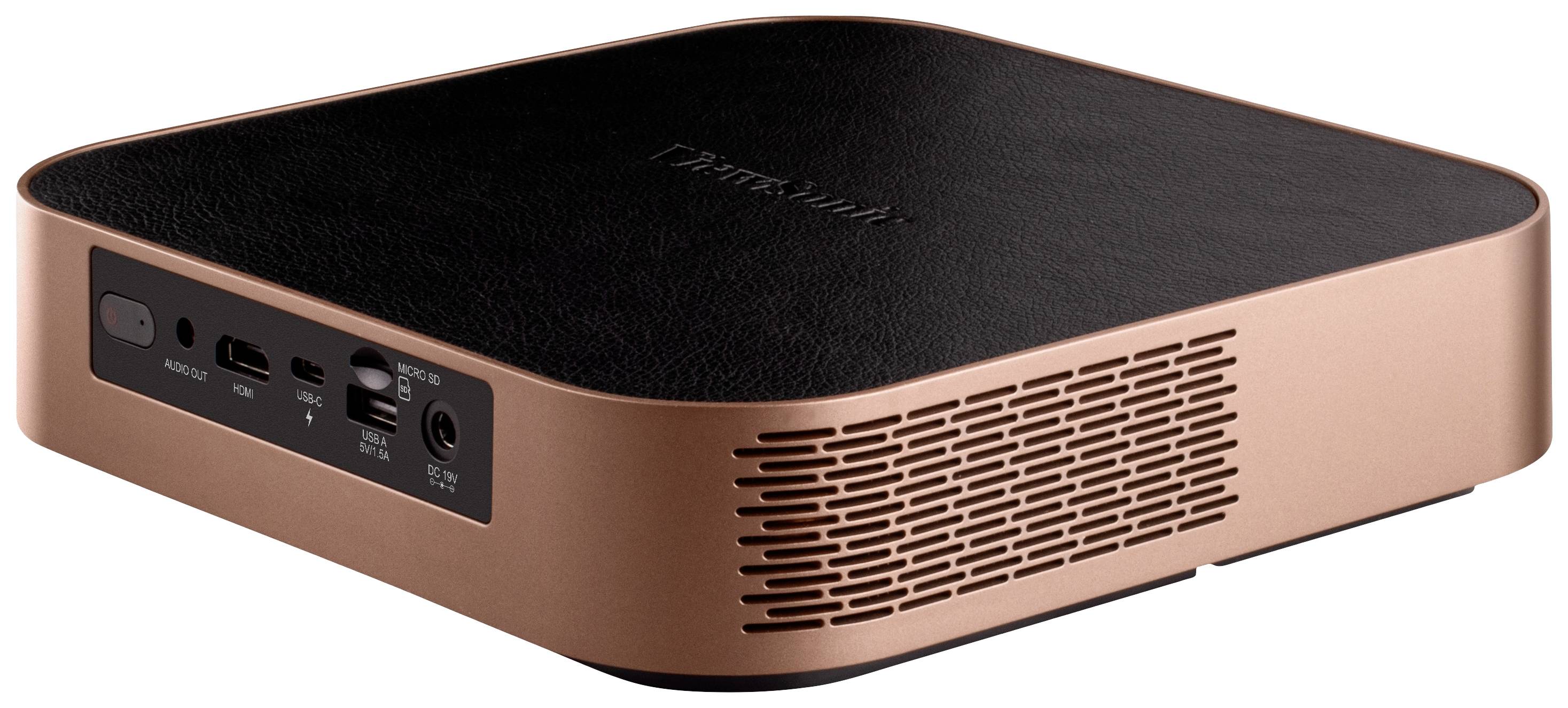 Viewsonic Beamer M2W LED Helligkeit: 1700lm 1280 x 800 WXGA 3000000 : 1 Bronze, Schwarz