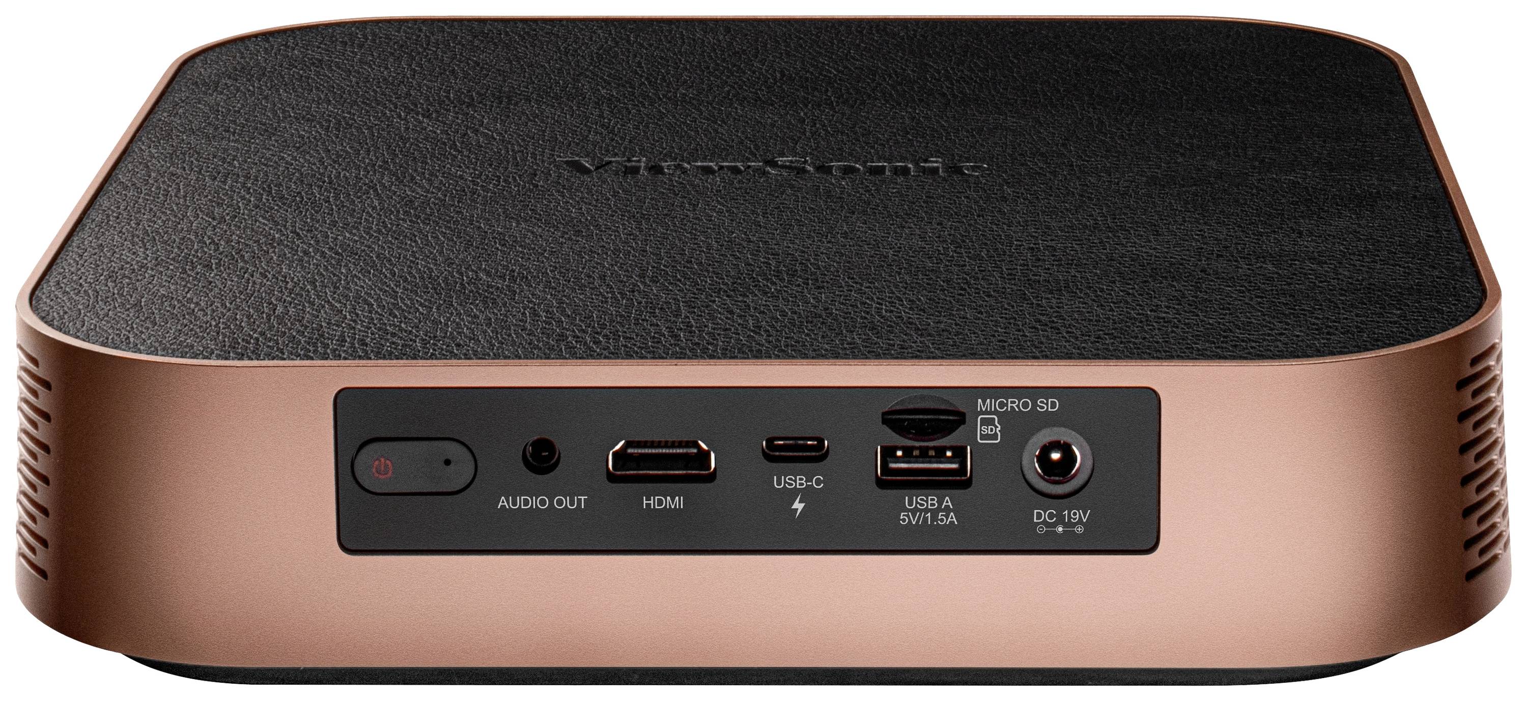 Viewsonic Beamer M2W LED Helligkeit: 1700lm 1280 x 800 WXGA 3000000 : 1 Bronze, Schwarz