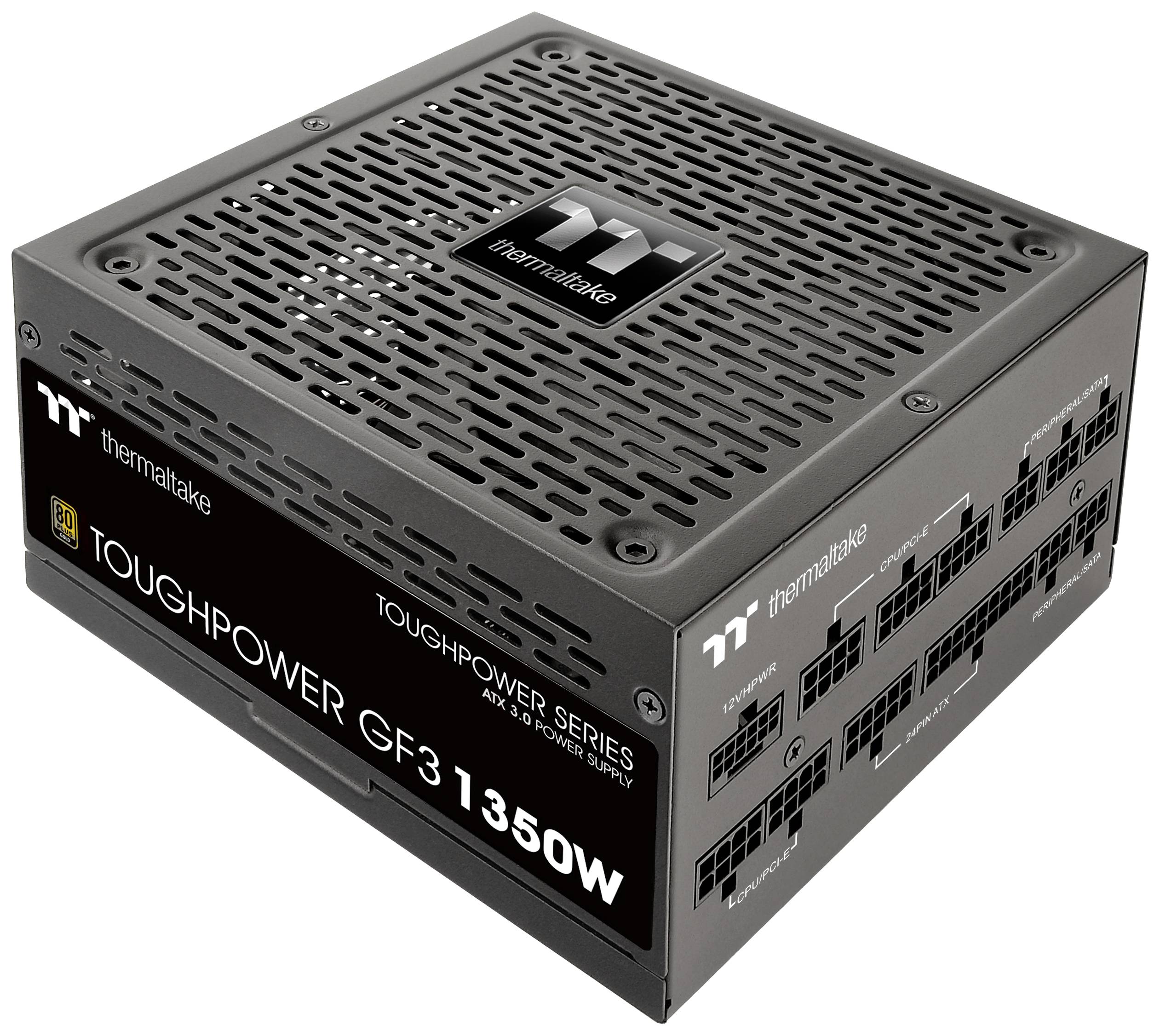 Thermaltake Toughpower GF3, 1350 W, 100 - 240 V, 50 - 60 Hz, Aktiv, 120 W, 1350 W