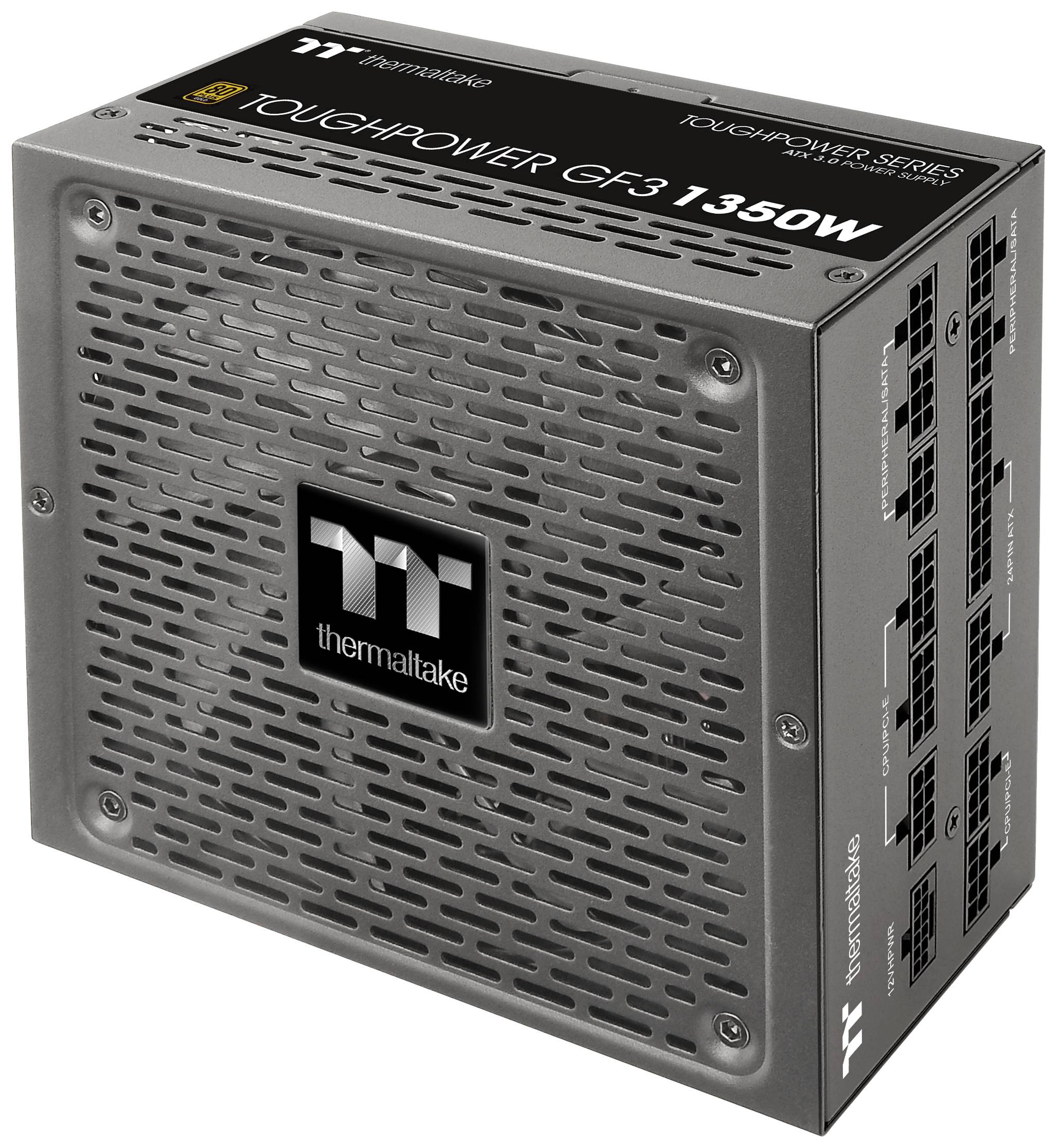 Thermaltake Toughpower GF3, 1350 W, 100 - 240 V, 50 - 60 Hz, Aktiv, 120 W, 1350 W