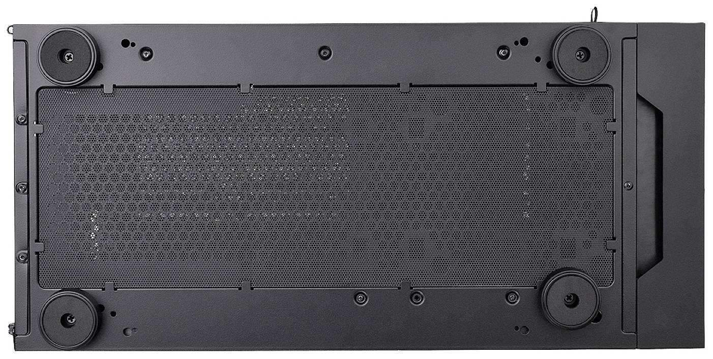 Thermaltake CA-1T9-00M1WN-01 Midi-Tower PC-Gehäuse Schwarz 3 Vorinstallierte LED Lüfter, LCS Kompatibel, Seitenfenster, Für DIY Wasserkühlung gee