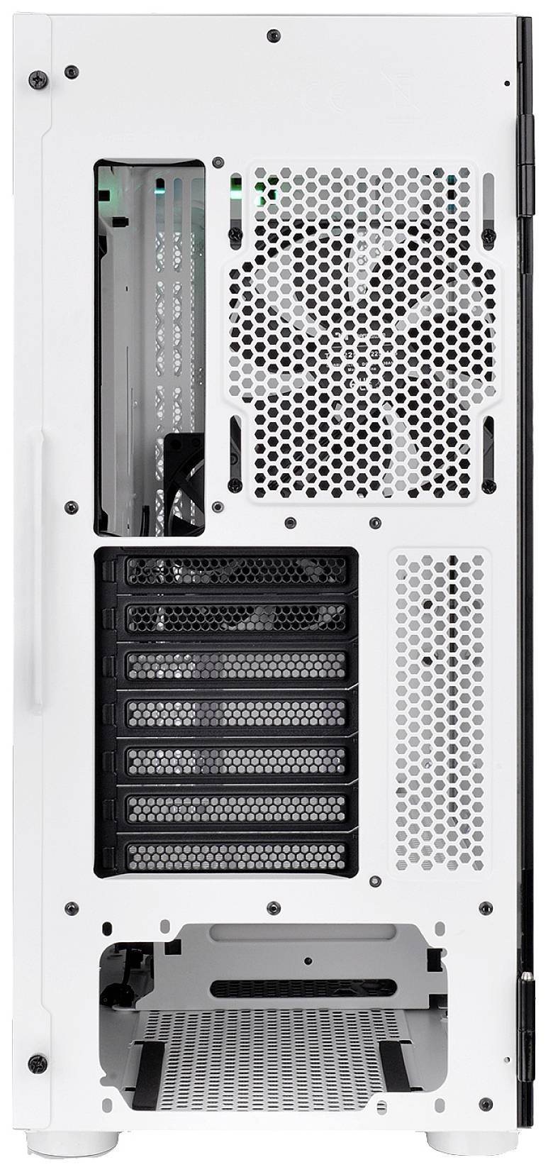 Thermaltake CA-1X4-00M6WN-00 Midi-Tower PC-Gehäuse Weiß LCS Kompatibel, Seitenfenster, Für AIO Wasserkühlung geeignet, Für DIY Wasserkühlung ge