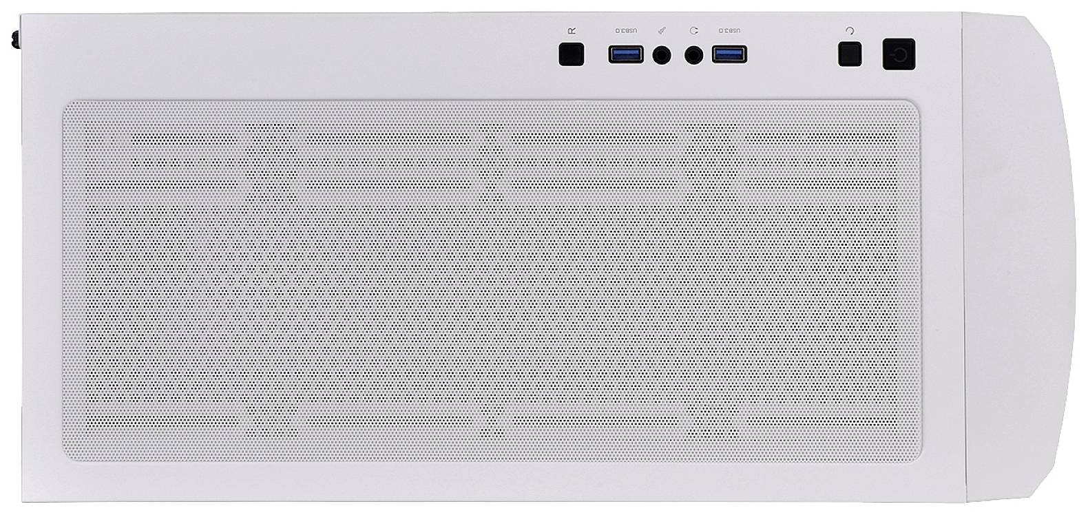 Thermaltake CA-1X4-00M6WN-00 Midi-Tower PC-Gehäuse Weiß LCS Kompatibel, Seitenfenster, Für AIO Wasserkühlung geeignet, Für DIY Wasserkühlung ge