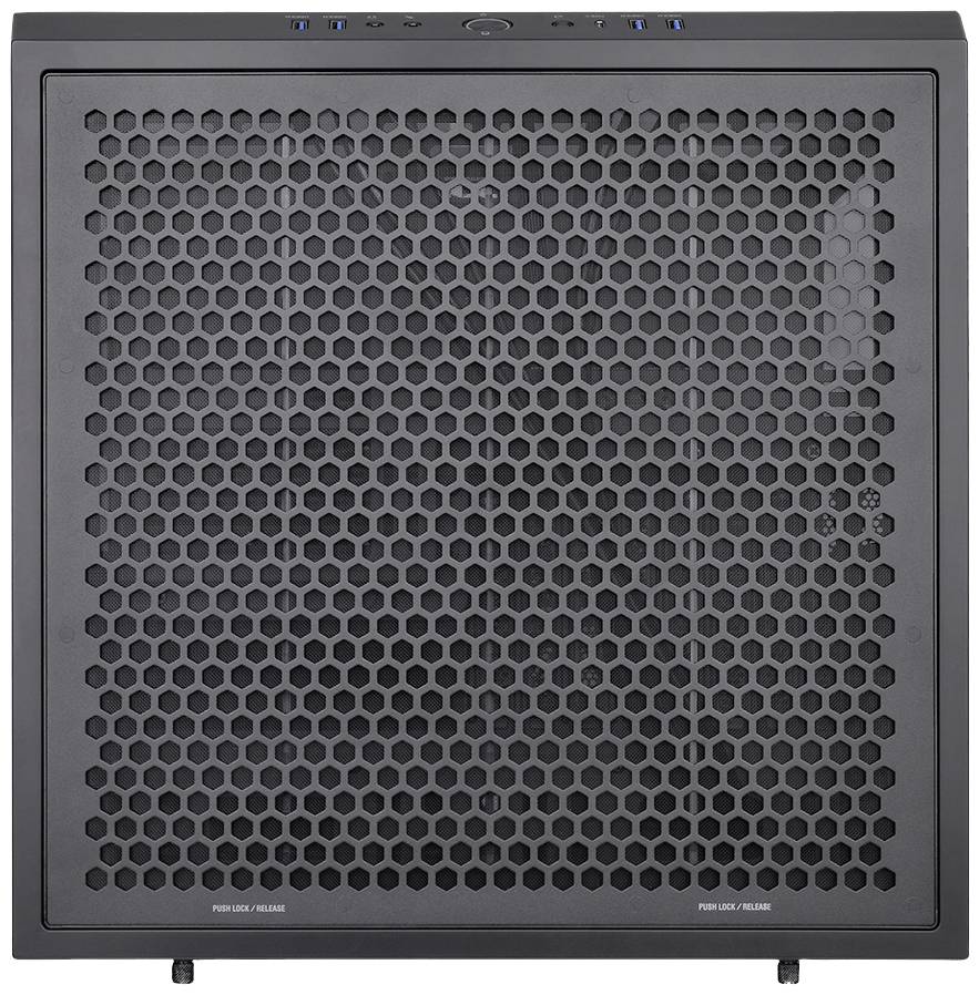 Thermaltake CA-1X1-00M1WN-00 Full Tower PC-Gehäuse Schwarz LCS Kompatibel, Seitenfenster, Für DIY Wasserkühlung geeignet, Für AIO