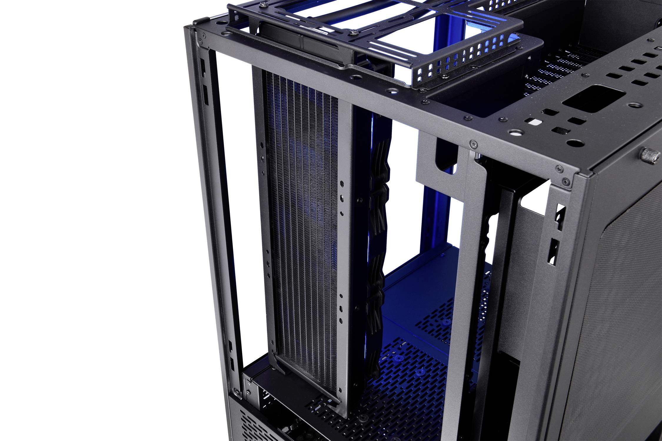 Thermaltake CA-1X1-00M1WN-00 Full Tower PC-Gehäuse Schwarz LCS Kompatibel, Seitenfenster, Für DIY Wasserkühlung geeignet, Für AIO