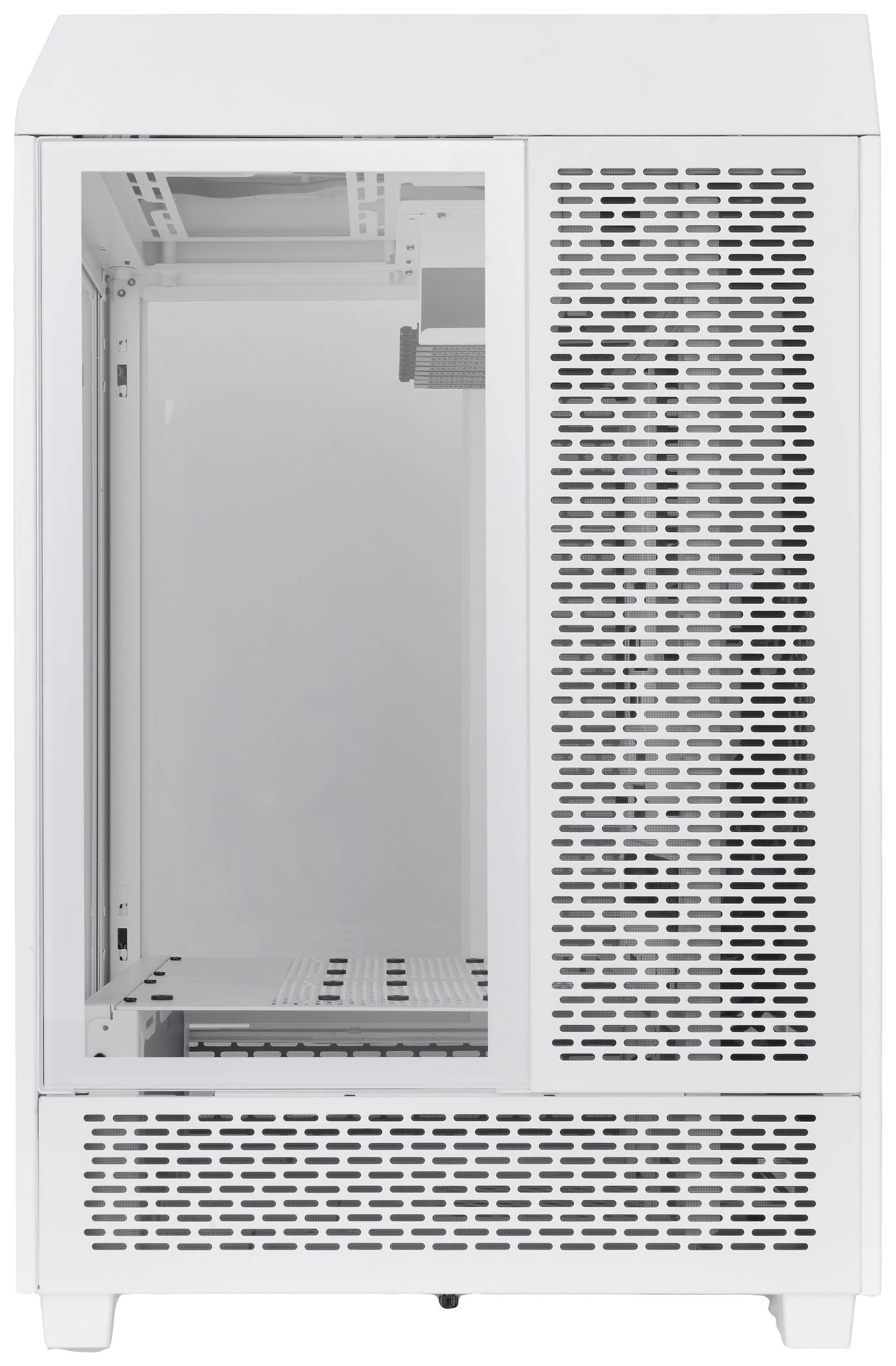 Thermaltake CA-1X1-00M6WN-00 Full Tower PC-Gehäuse Weiß LCS Kompatibel, Seitenfenster, Für DIY Wasserkühlung geeignet, Für AIO Wasserkühlung ge