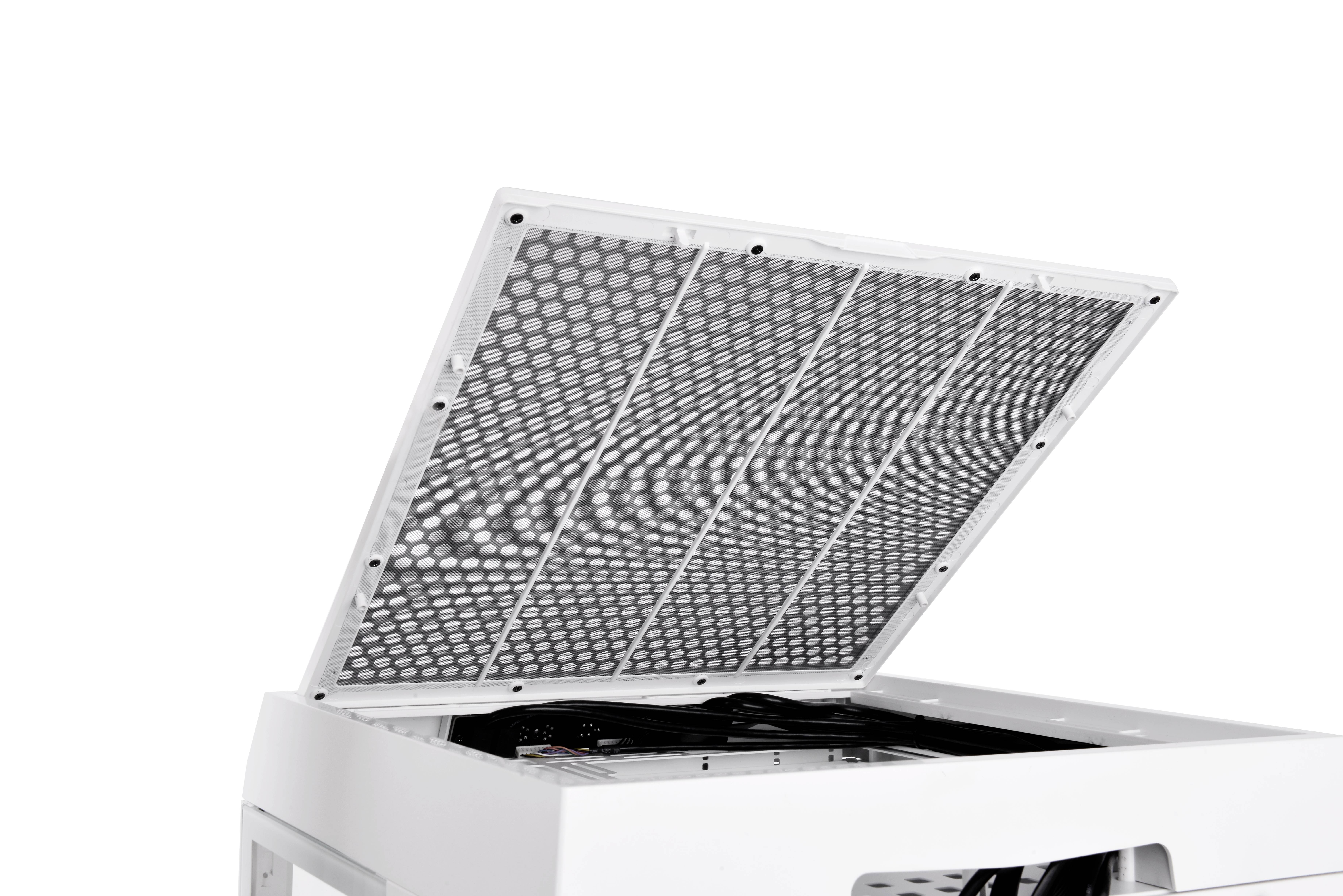 Thermaltake CA-1X1-00M6WN-00 Full Tower PC-Gehäuse Weiß LCS Kompatibel, Seitenfenster, Für DIY Wasserkühlung geeignet, Für AIO Wasserkühlung ge