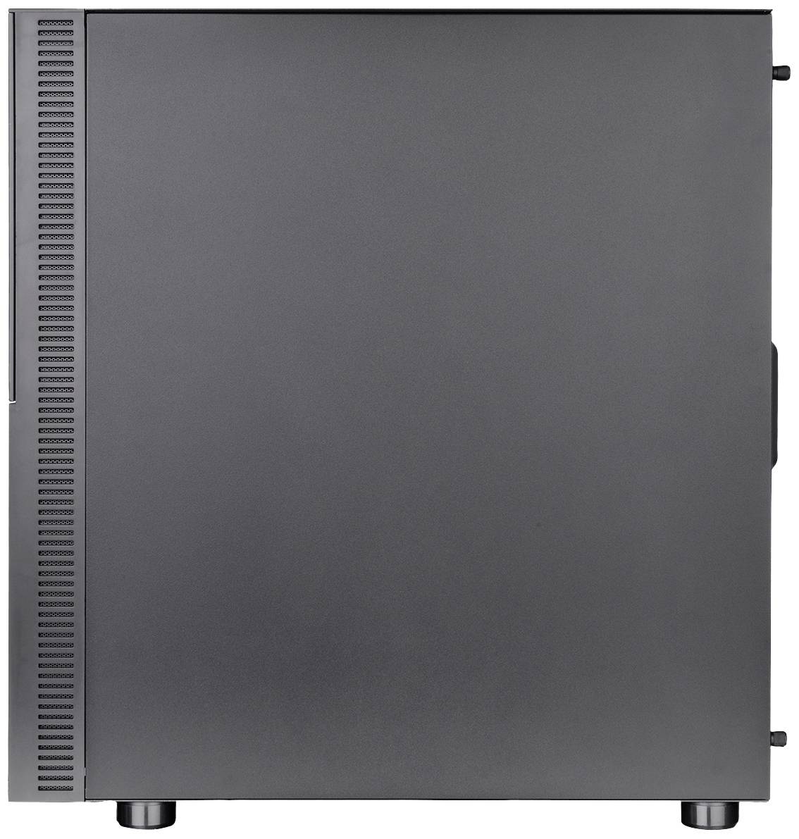 Thermaltake CA-1W1-00M1WN-01 Midi-Tower PC-Gehäuse Schwarz 3 Vorinstallierte LED Lüfter, LCS Kompat