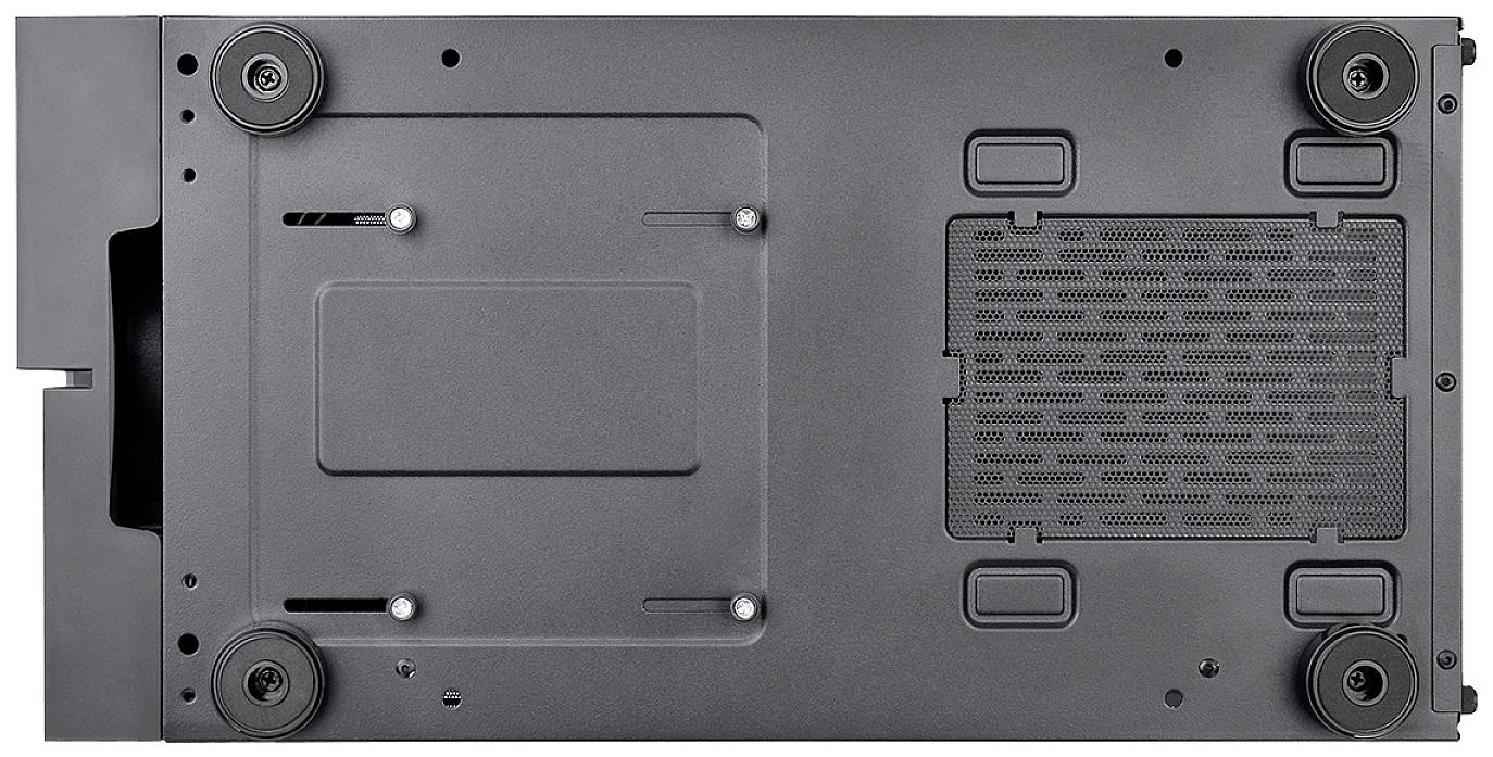 Thermaltake CA-1W1-00M1WN-01 Midi-Tower PC-Gehäuse Schwarz 3 Vorinstallierte LED Lüfter, LCS Kompat