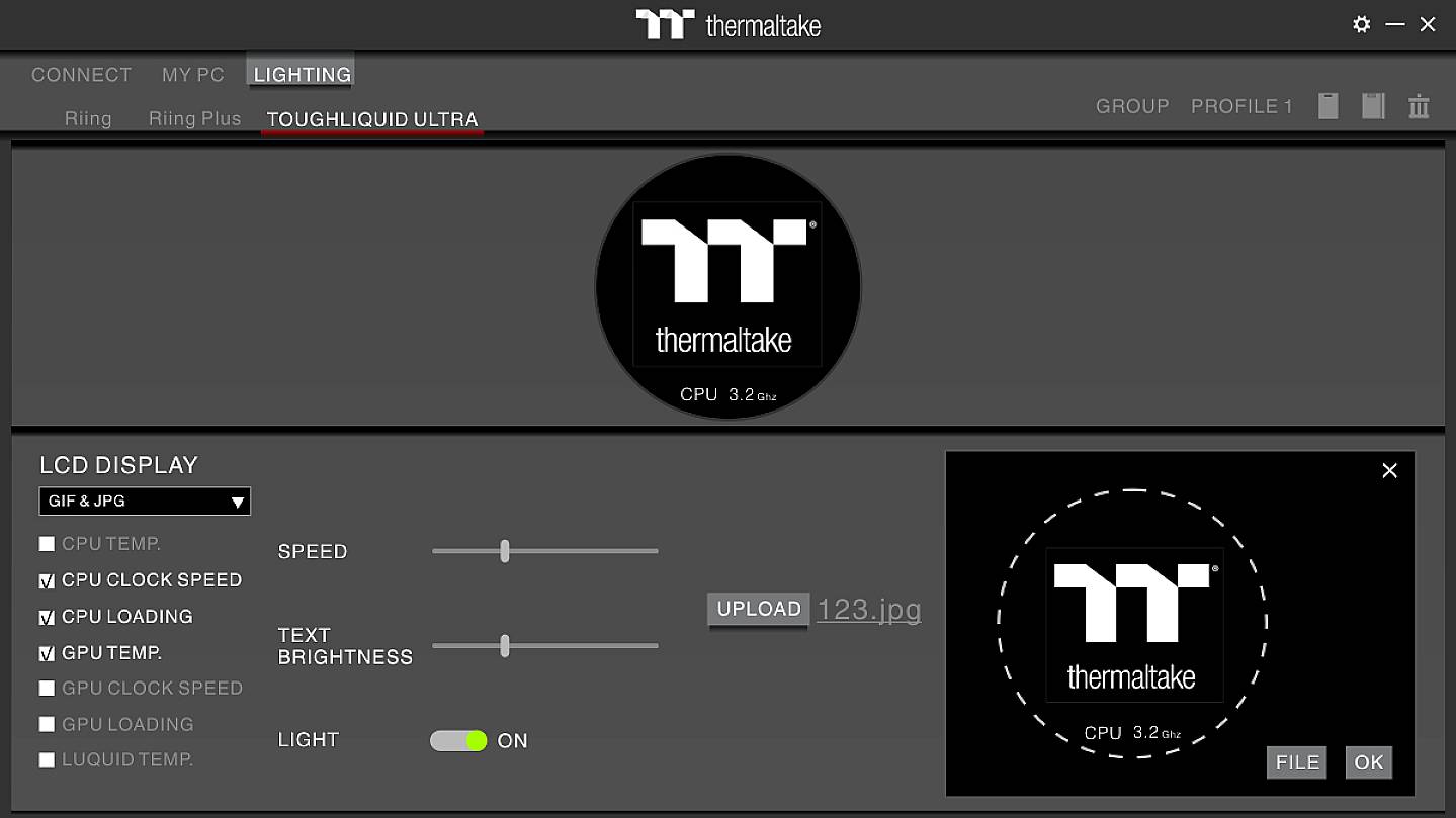 Thermaltake CL-W322-PL12GM-B PC-Wasserkühlung
