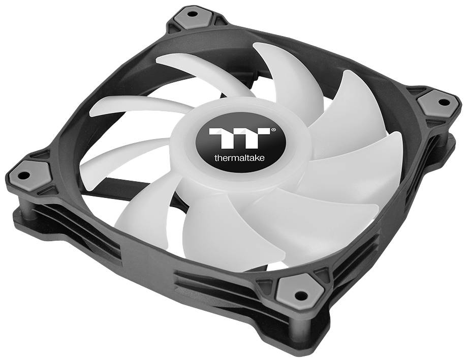 Thermaltake CL-F116-PL14SW-A PC-Gehäuse-Lüfter Schwarz (B x H x T) 190 x 56 x 143mm inkl. LED-Beleuchtung, inkl