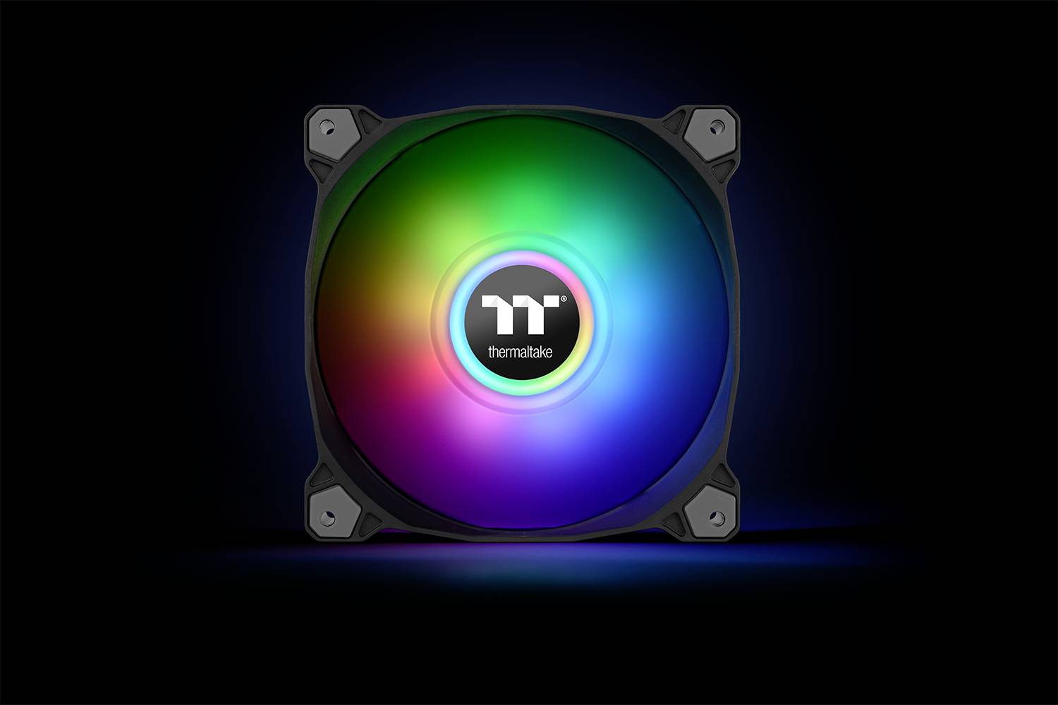 Thermaltake CL-F116-PL14SW-A PC-Gehäuse-Lüfter Schwarz (B x H x T) 190 x 56 x 143mm inkl. LED-Beleuchtung, inkl