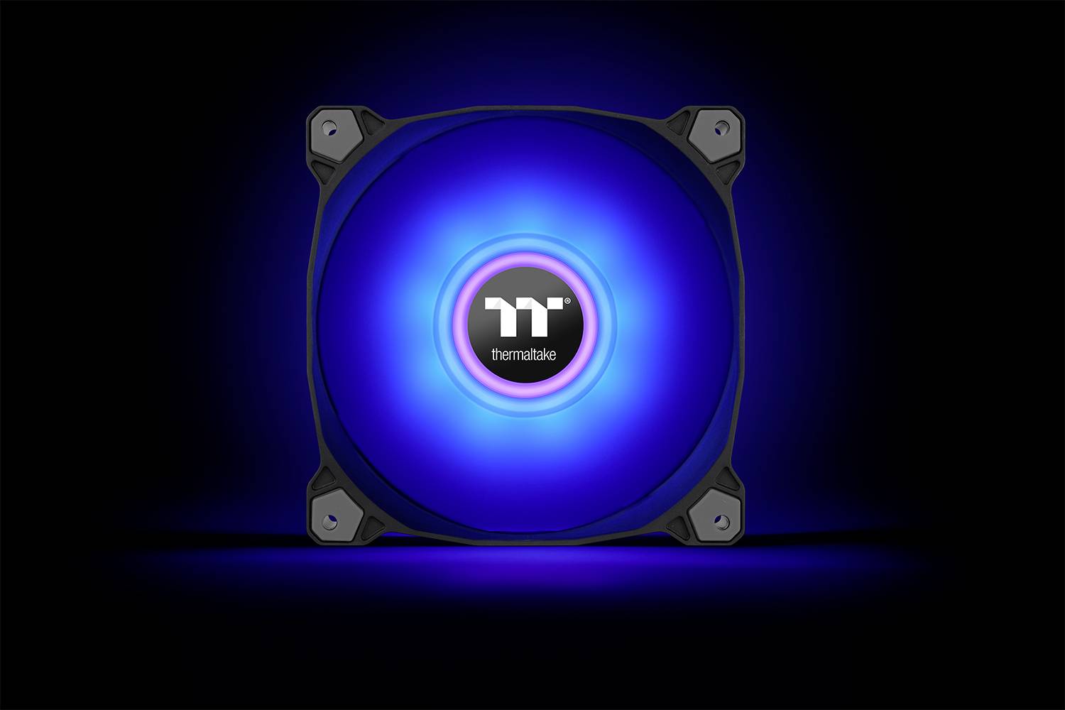 Thermaltake CL-F116-PL14SW-A PC-Gehäuse-Lüfter Schwarz (B x H x T) 190 x 56 x 143mm inkl. LED-Beleuchtung, inkl