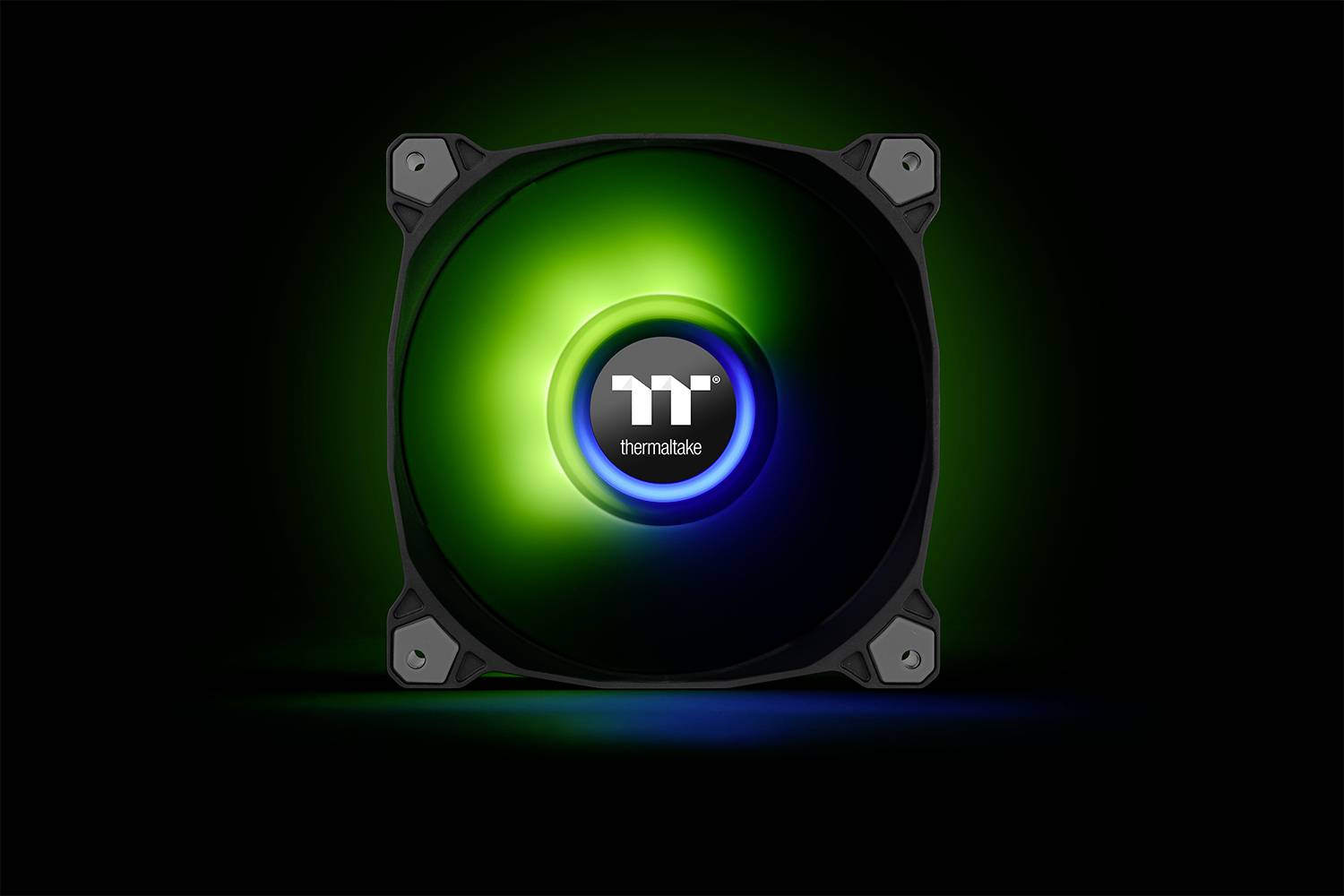 Thermaltake CL-F116-PL14SW-A PC-Gehäuse-Lüfter Schwarz (B x H x T) 190 x 56 x 143mm inkl. LED-Beleuchtung, inkl