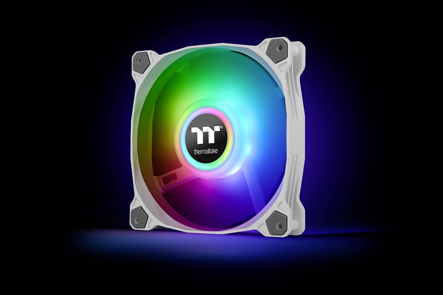 Thermaltake CL-F098-PL14SW-A PC-Gehäuse-Lüfter Weiß (B x H x T) 190 x 56 x 143mm inkl. LED-Beleuchtung, inkl