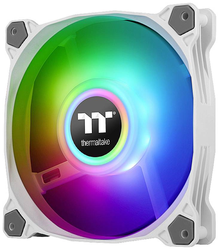 Thermaltake CL-F098-PL14SW-A PC-Gehäuse-Lüfter Weiß (B x H x T) 190 x 56 x 143mm inkl. LED-Beleuchtung, inkl