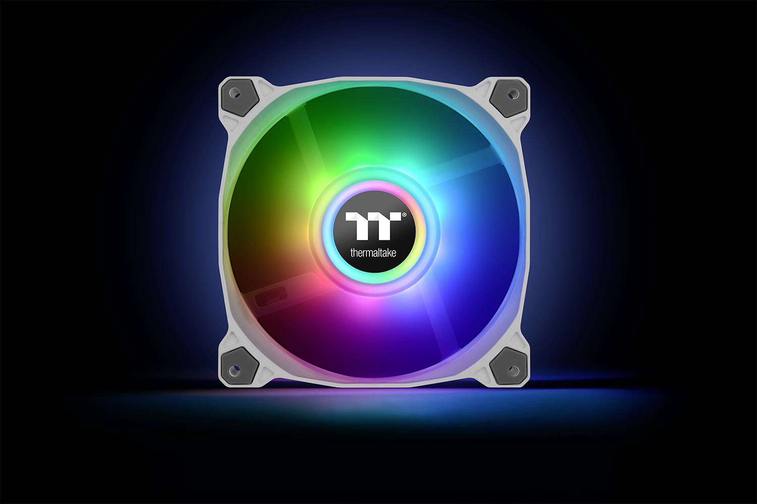 Thermaltake CL-F098-PL14SW-A PC-Gehäuse-Lüfter Weiß (B x H x T) 190 x 56 x 143mm inkl. LED-Beleuchtung, inkl