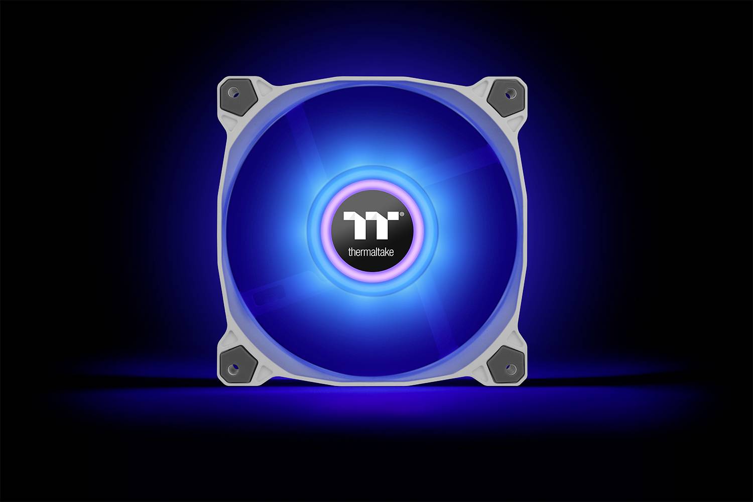 Thermaltake CL-F098-PL14SW-A PC-Gehäuse-Lüfter Weiß (B x H x T) 190 x 56 x 143mm inkl. LED-Beleuchtung, inkl