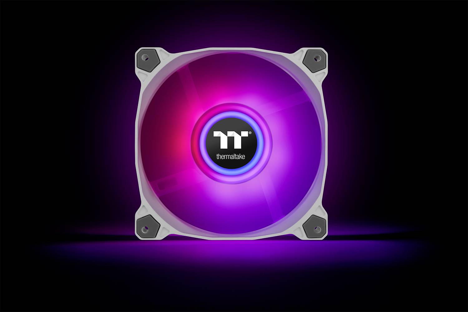 Thermaltake CL-F098-PL14SW-A PC-Gehäuse-Lüfter Weiß (B x H x T) 190 x 56 x 143mm inkl. LED-Beleuchtung, inkl