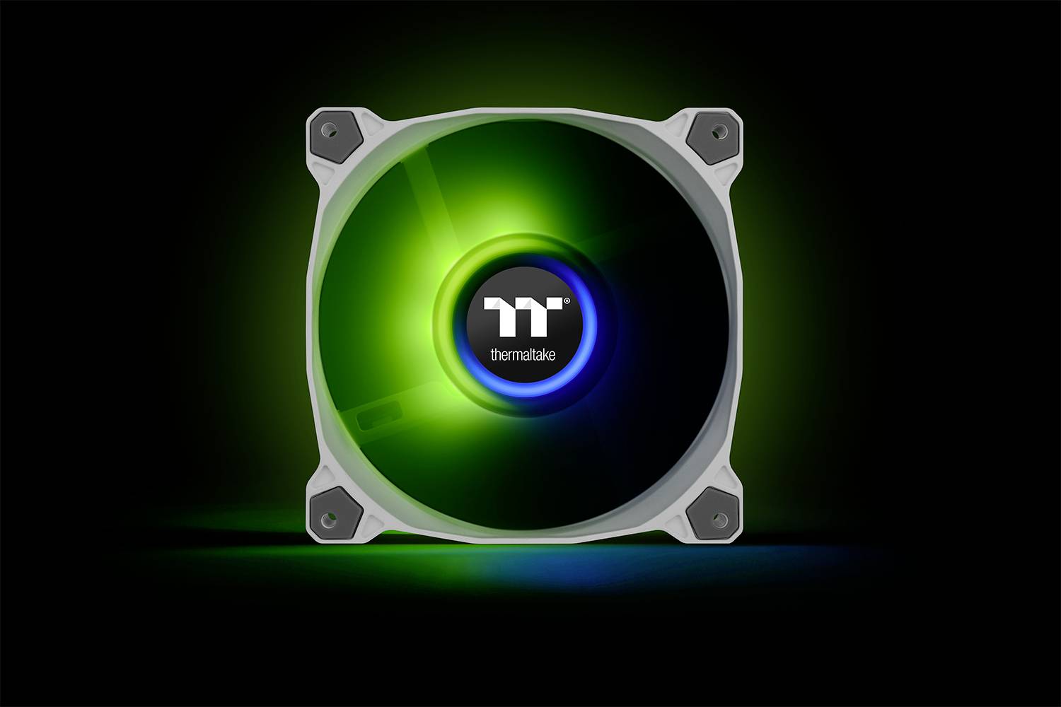 Thermaltake CL-F098-PL14SW-A PC-Gehäuse-Lüfter Weiß (B x H x T) 190 x 56 x 143mm inkl. LED-Beleuchtung, inkl