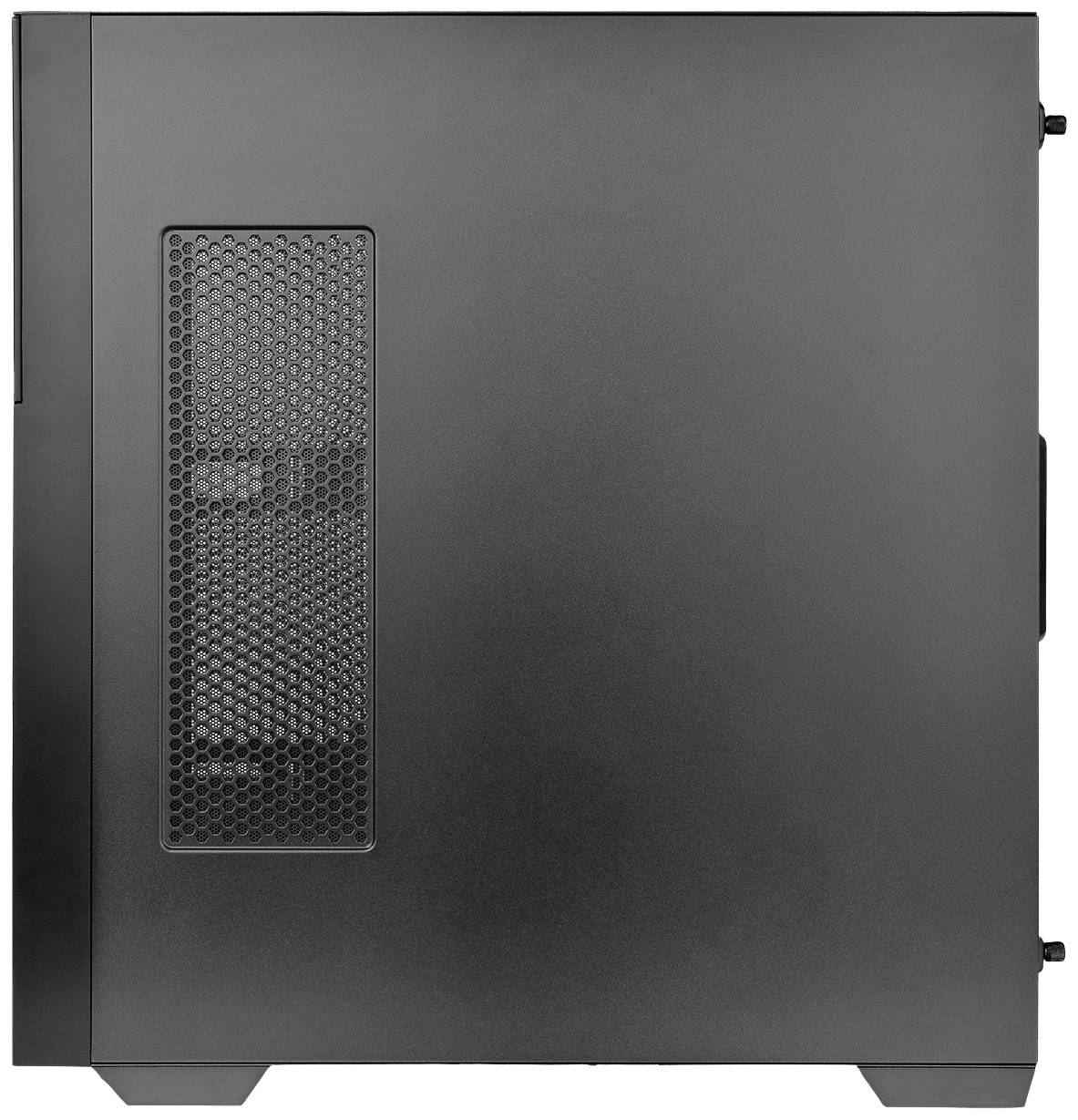 Thermaltake CA-1S4-00M1WN-00 Midi-Tower PC-Gehäuse Schwarz 3 Vorinstallierte LED Lüfter, LCS Kompatibel, Seitenfenster, Für DIY