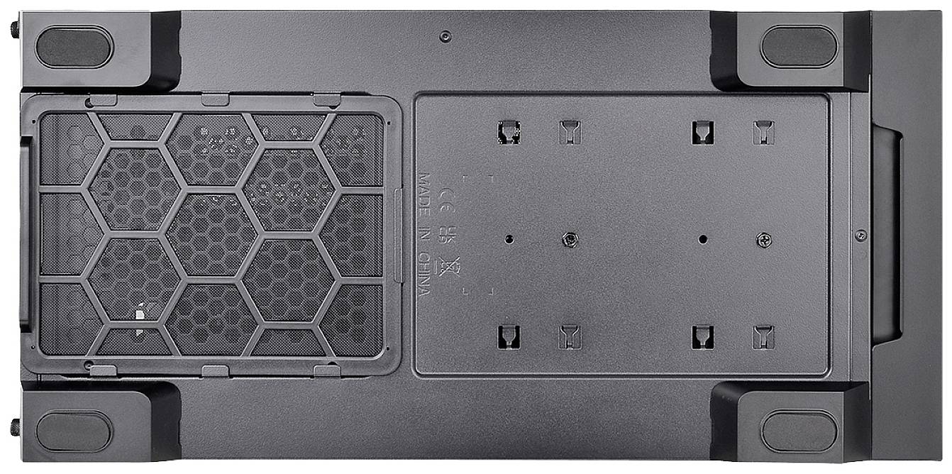 Thermaltake CA-1S4-00M1WN-00 Midi-Tower PC-Gehäuse Schwarz 3 Vorinstallierte LED Lüfter, LCS Kompatibel, Seitenfenster, Für DIY