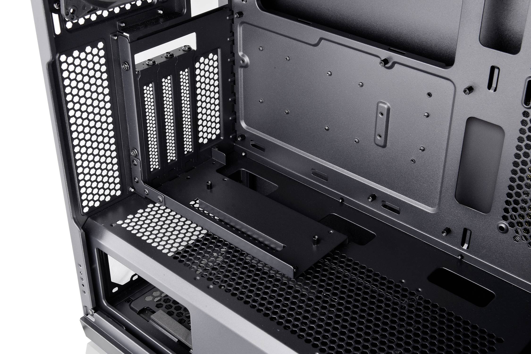 Thermaltake CA-1S4-00M1WN-00 Midi-Tower PC-Gehäuse Schwarz 3 Vorinstallierte LED Lüfter, LCS Kompatibel, Seitenfenster, Für DIY