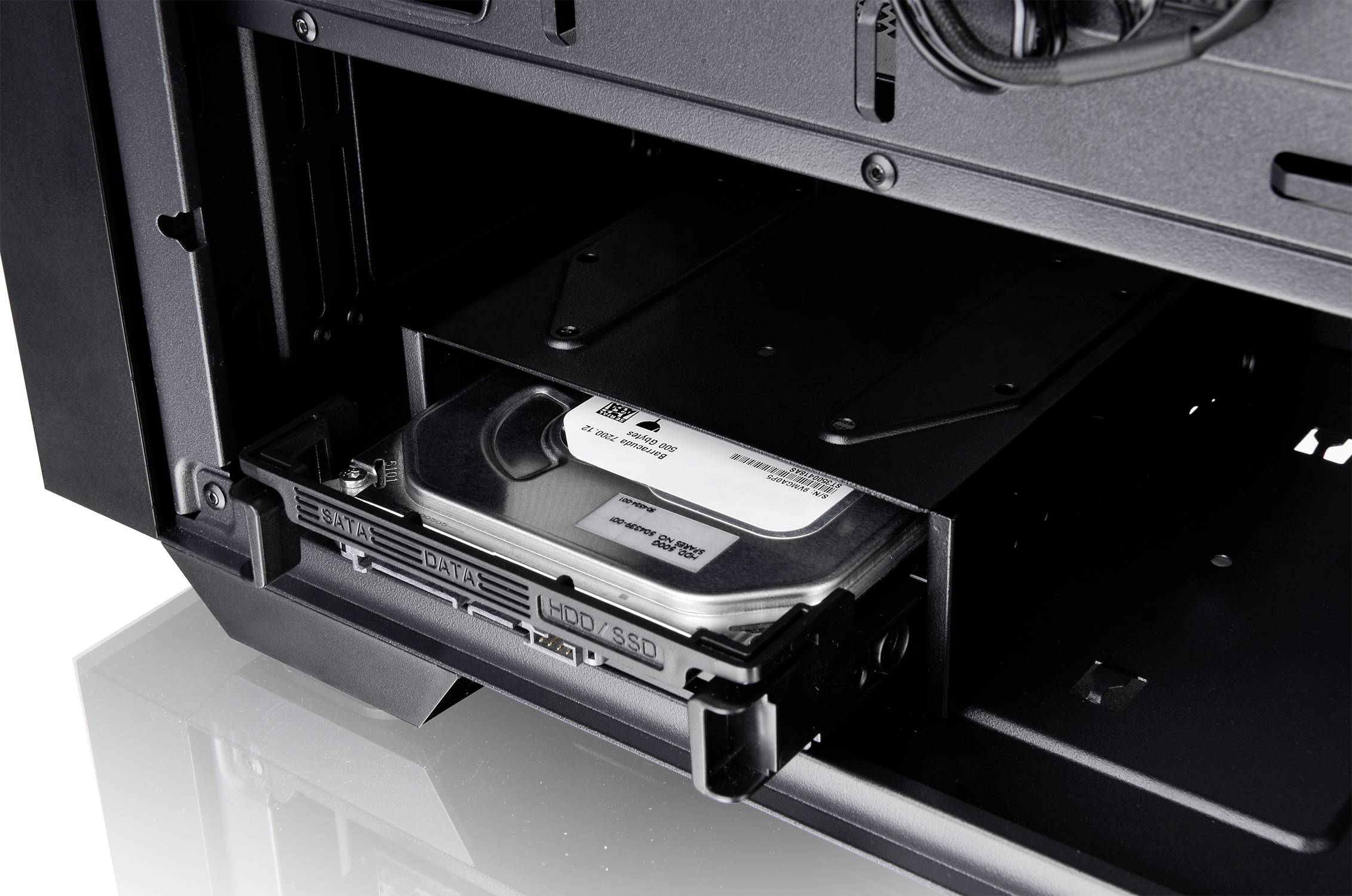 Thermaltake CA-1S4-00M1WN-00 Midi-Tower PC-Gehäuse Schwarz 3 Vorinstallierte LED Lüfter, LCS Kompatibel, Seitenfenster, Für DIY