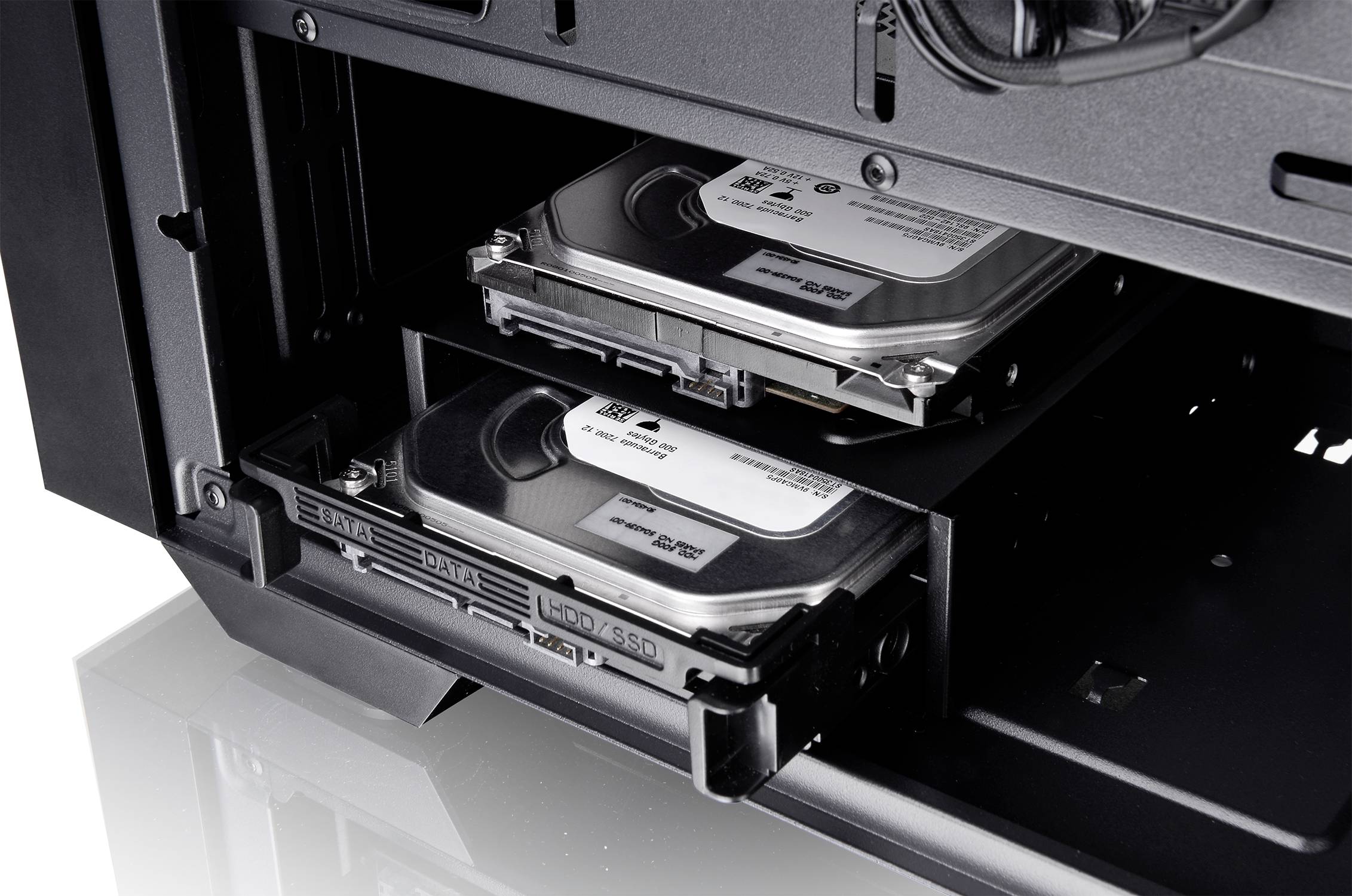 Thermaltake CA-1S4-00M1WN-00 Midi-Tower PC-Gehäuse Schwarz 3 Vorinstallierte LED Lüfter, LCS Kompatibel, Seitenfenster, Für DIY