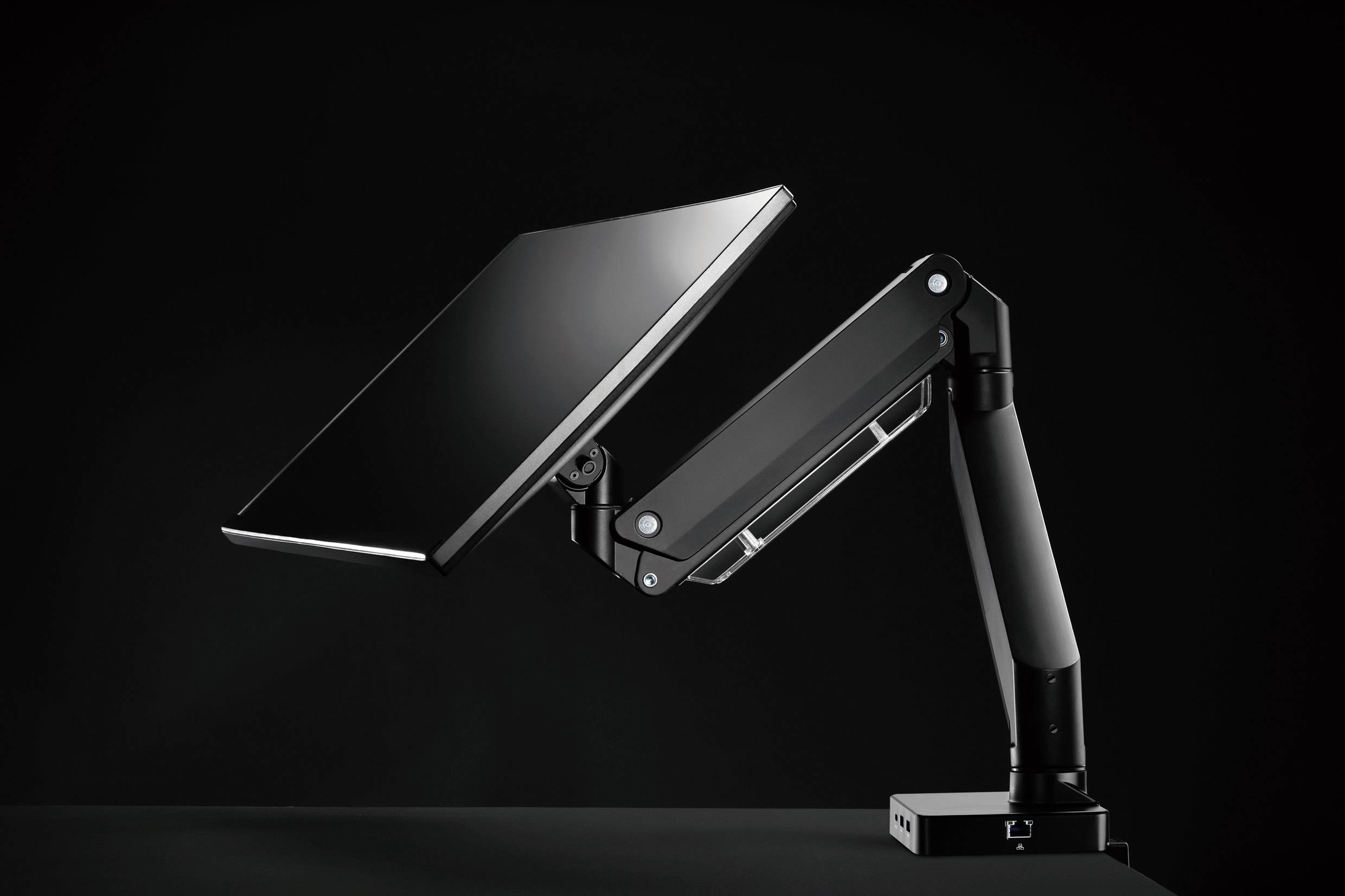 SpeaKa Professional SP-MM-810 1fach Monitor-Tischhalterung 43,2cm (17") - 88,9cm (35") Integrierte Dockingstation