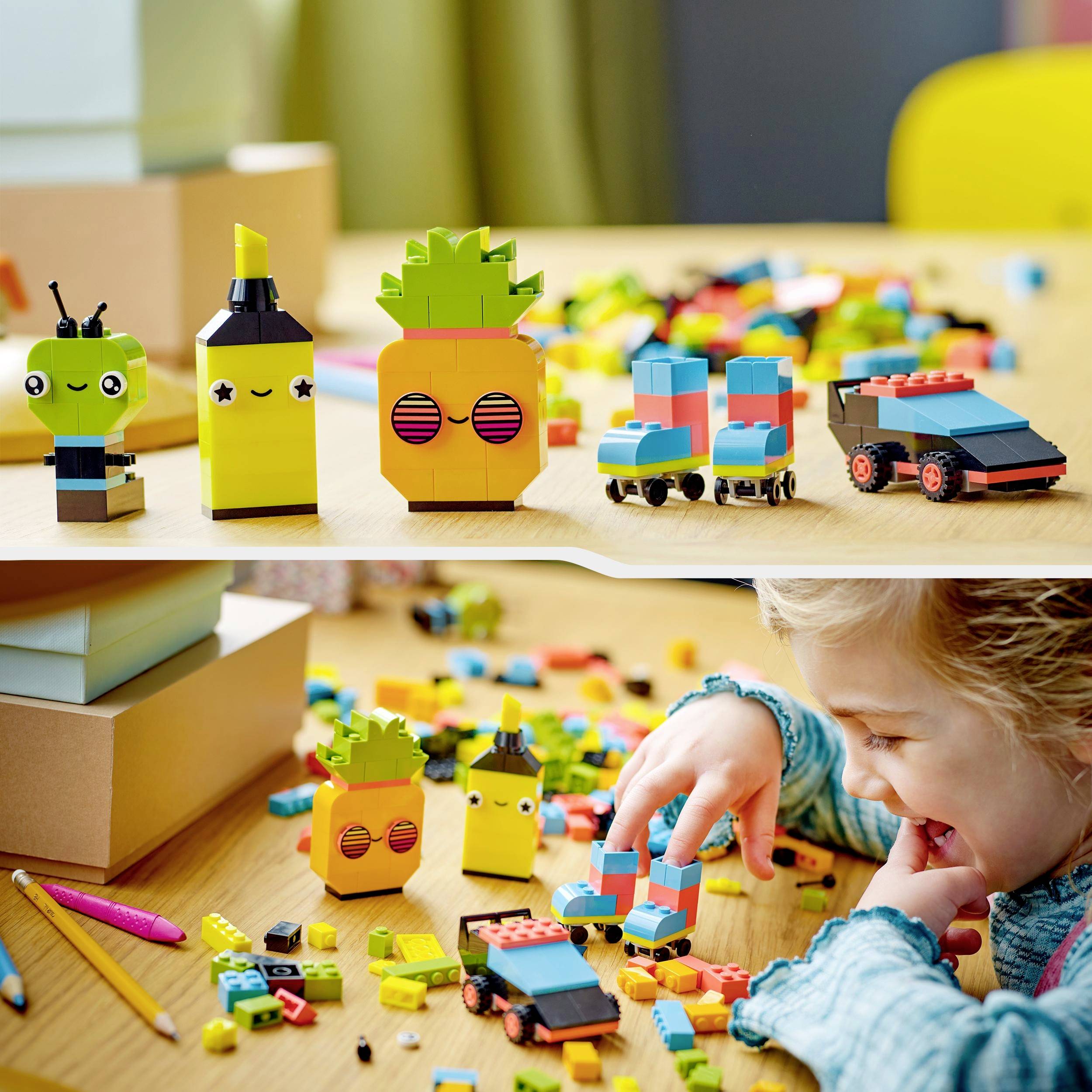 11027 LEGO® CLASSIC Neon Kreativ-Bauset