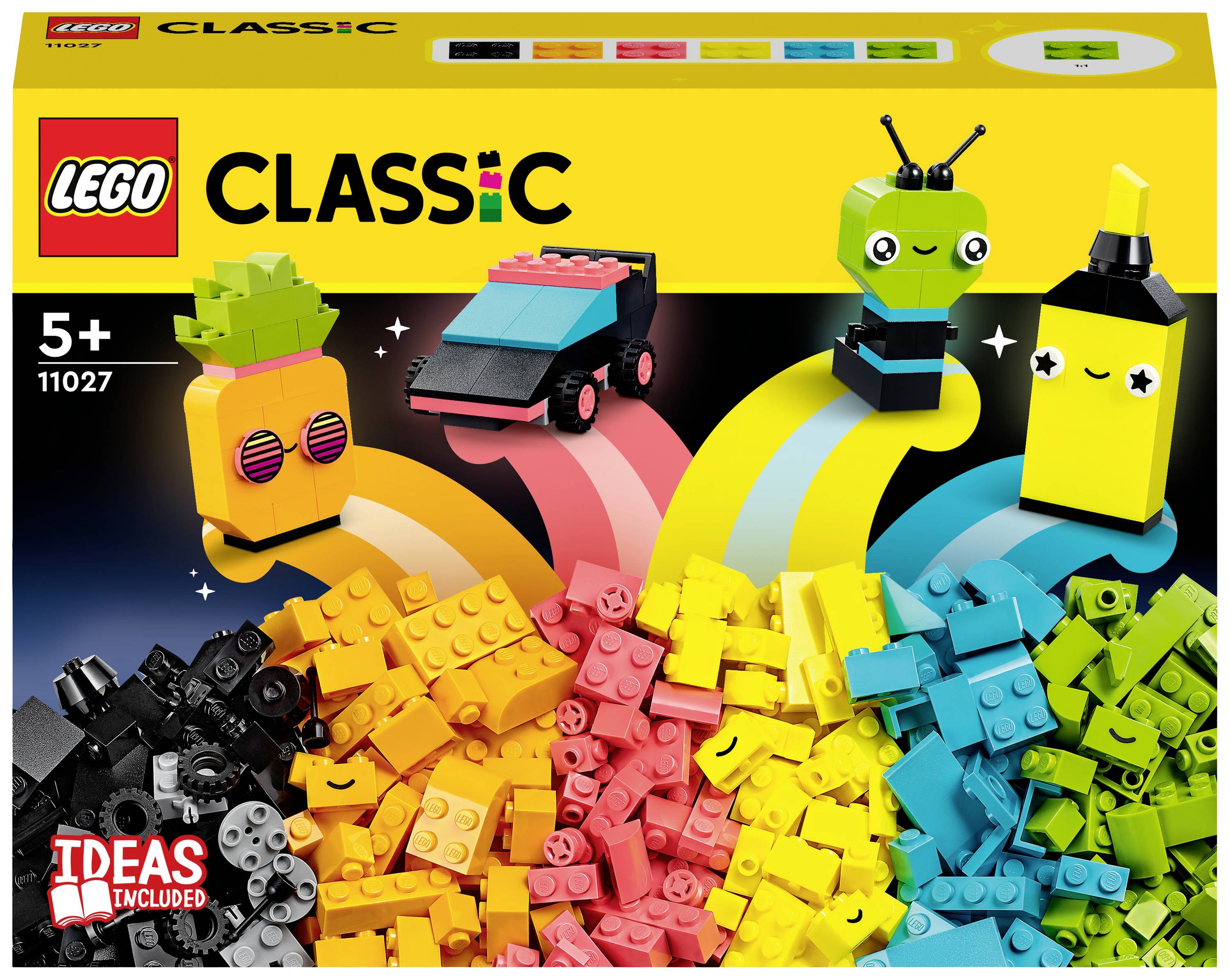 11027 LEGO® CLASSIC Neon Kreativ-Bauset