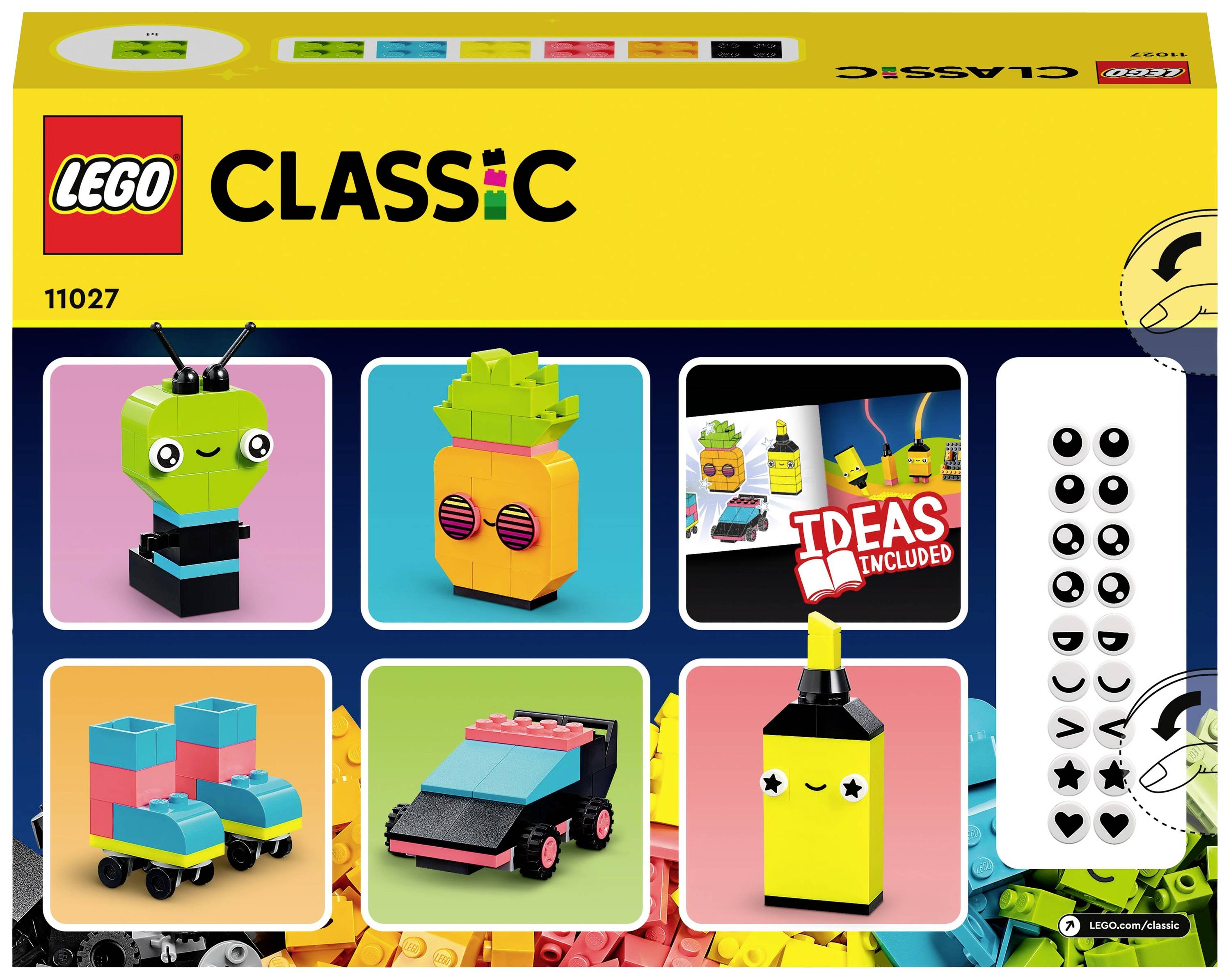 11027 LEGO® CLASSIC Neon Kreativ-Bauset