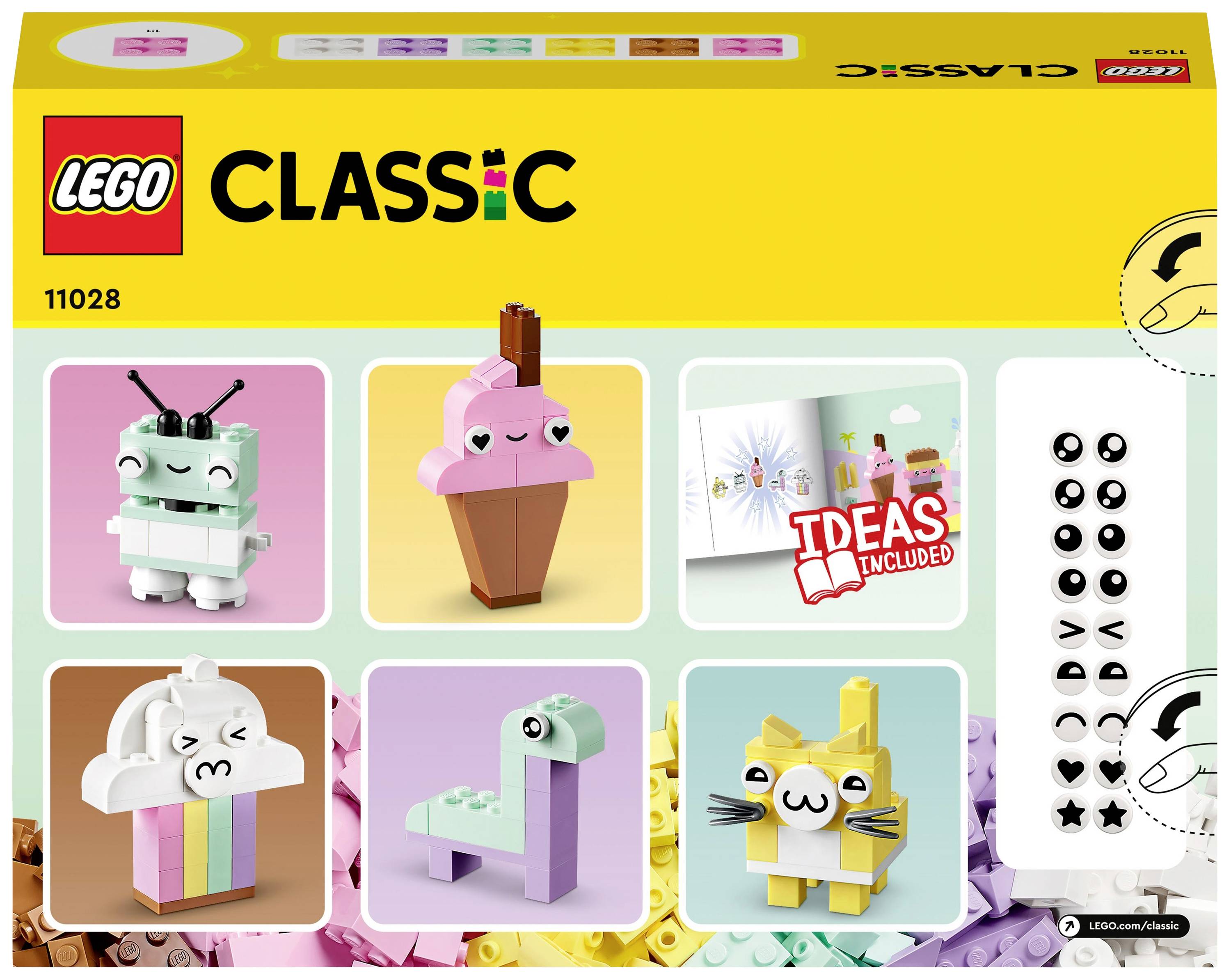11028 LEGO® CLASSIC Pastell Kreativ-Bauset
