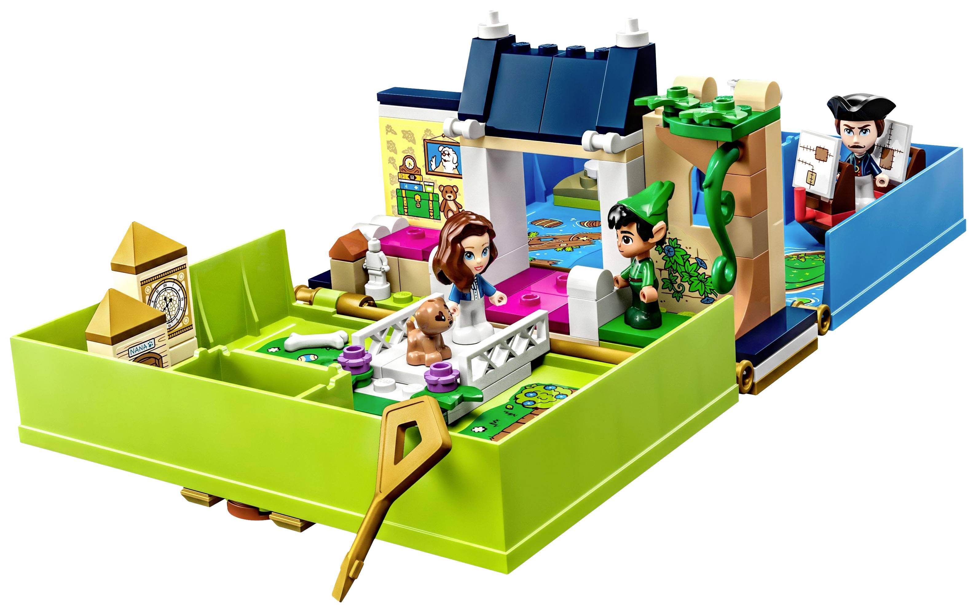 43220 LEGO® DISNEY Peter Pan & Wendy – Märchenbuch-Abenteuer