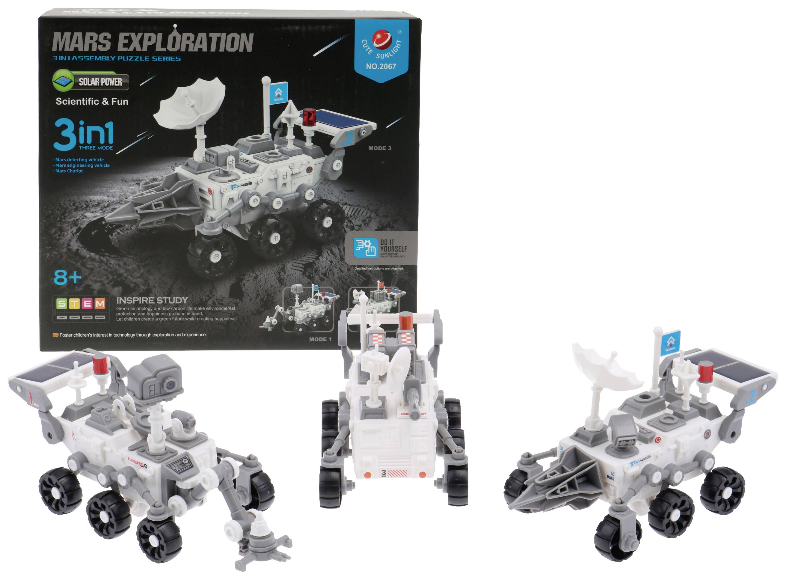 Sol Expert 47800 Mars-Explorer 3in1 Solar Konstruktionsbausatz