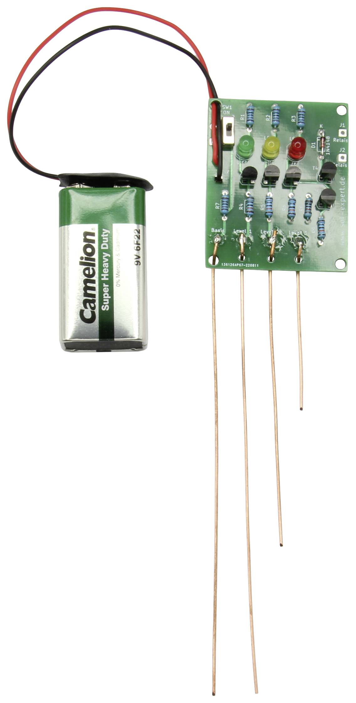 Sol Expert 79890 Wasserfüllstandsanzeige mit Relaisausgang Lötbausatz