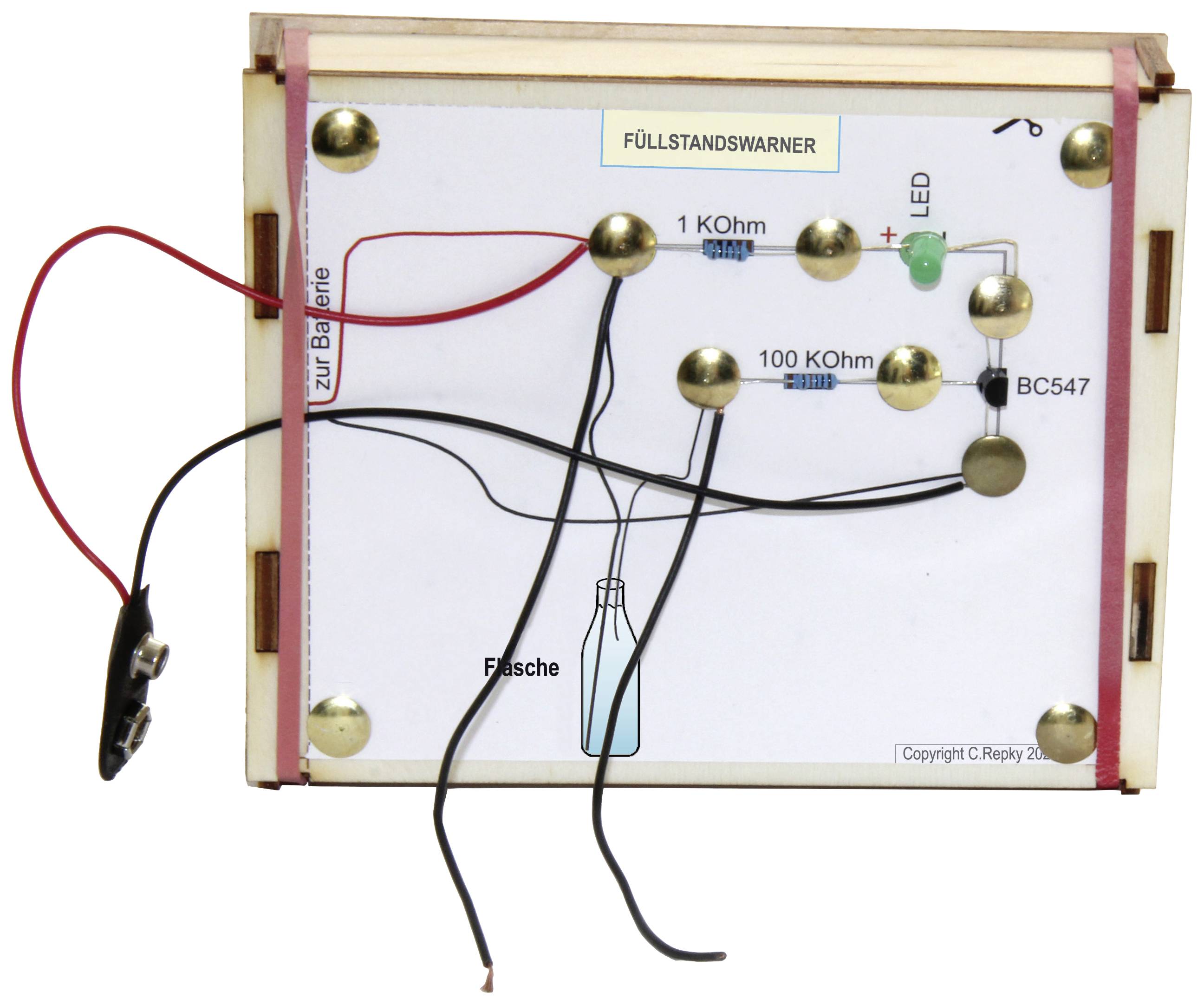 Sol Expert Reißzweckenbausatz Funny Electronic 50600 Bausatz ab 10 Jahre