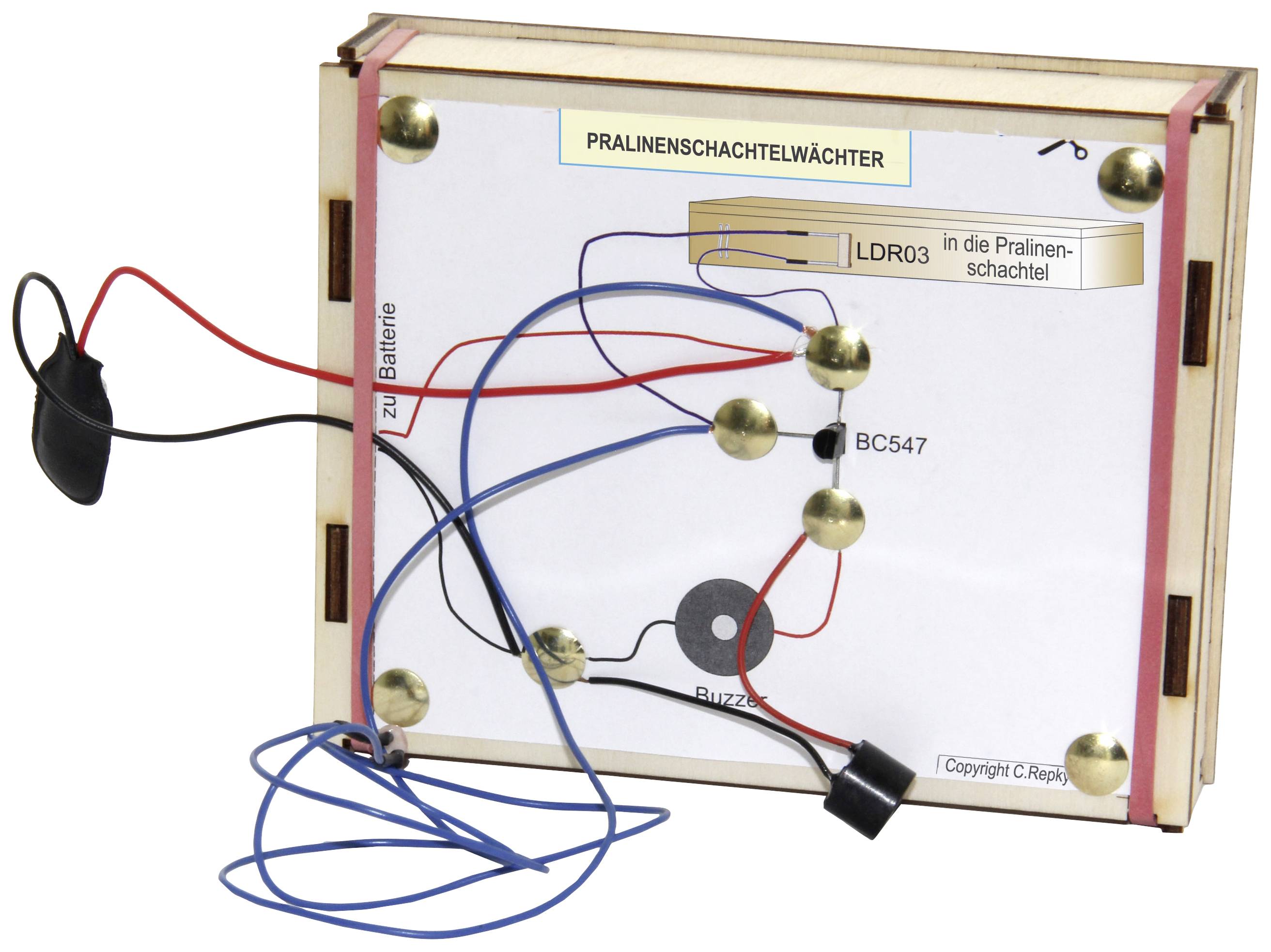Sol Expert Reißzweckenbausatz Funny Electronic 50600 Bausatz ab 10 Jahre