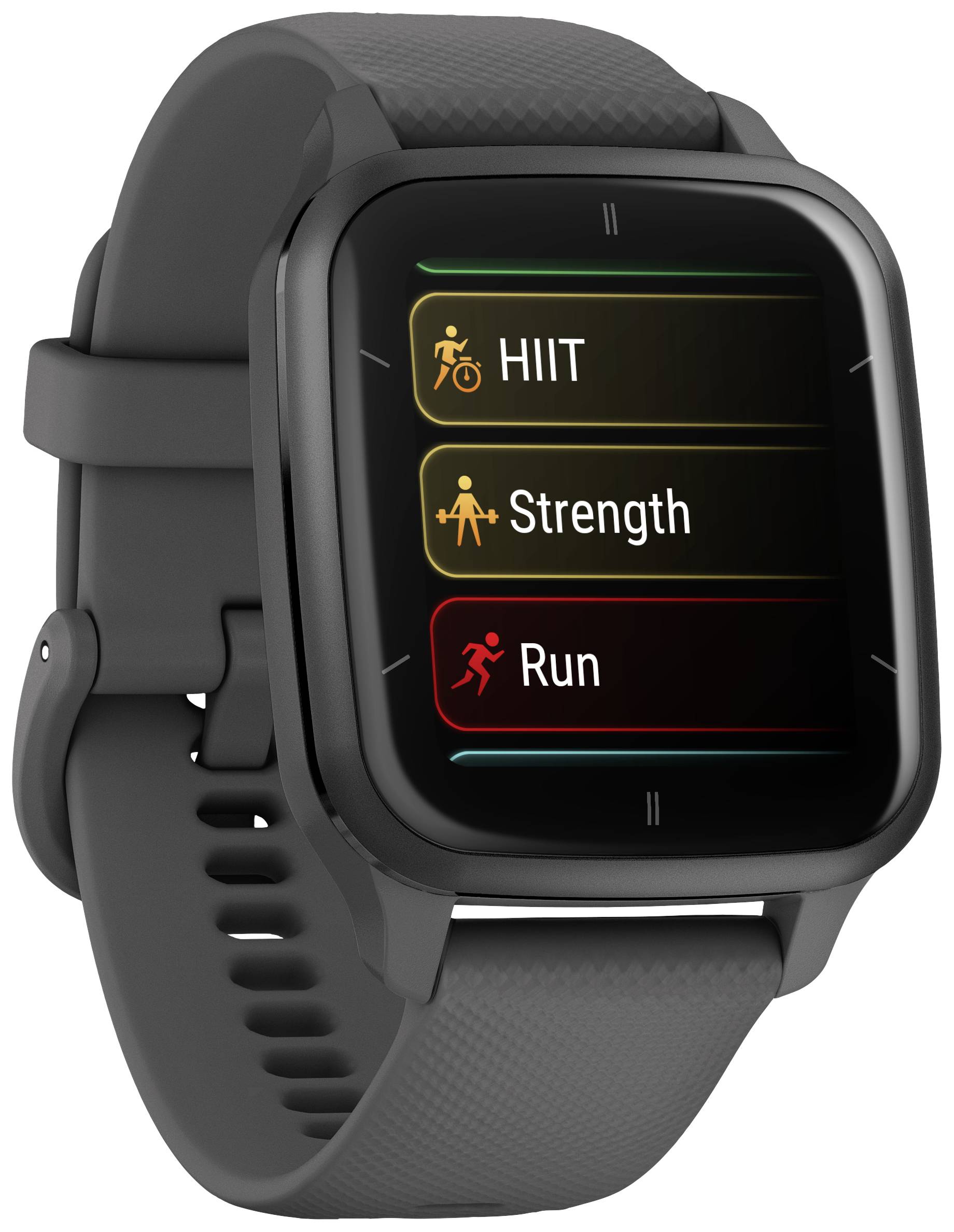 Garmin VENU® SQ 2 Smartwatch Dunkelgrau, Schiefer-Grau