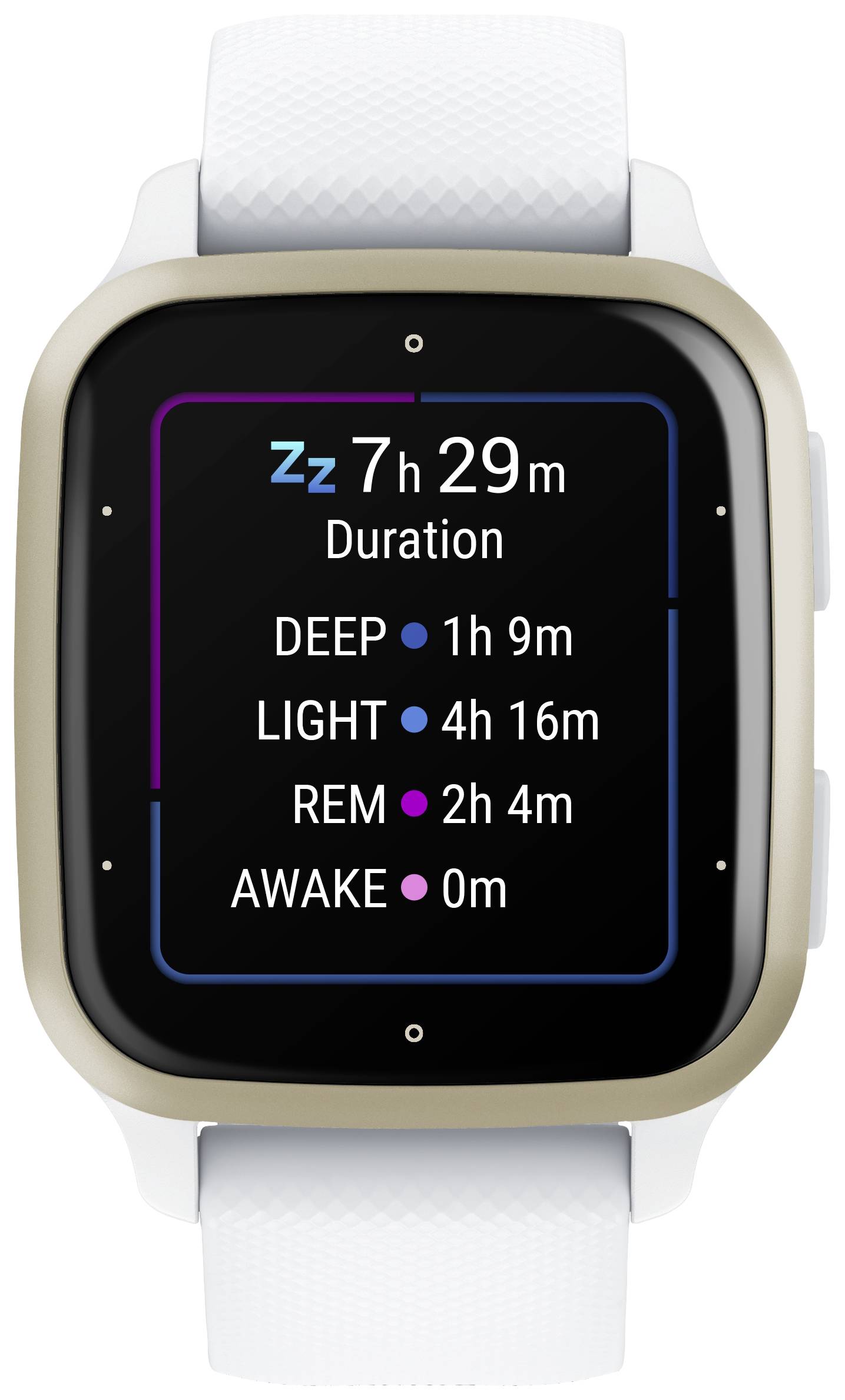 Garmin VENU® SQ 2 Smartwatch Weiß, Creme