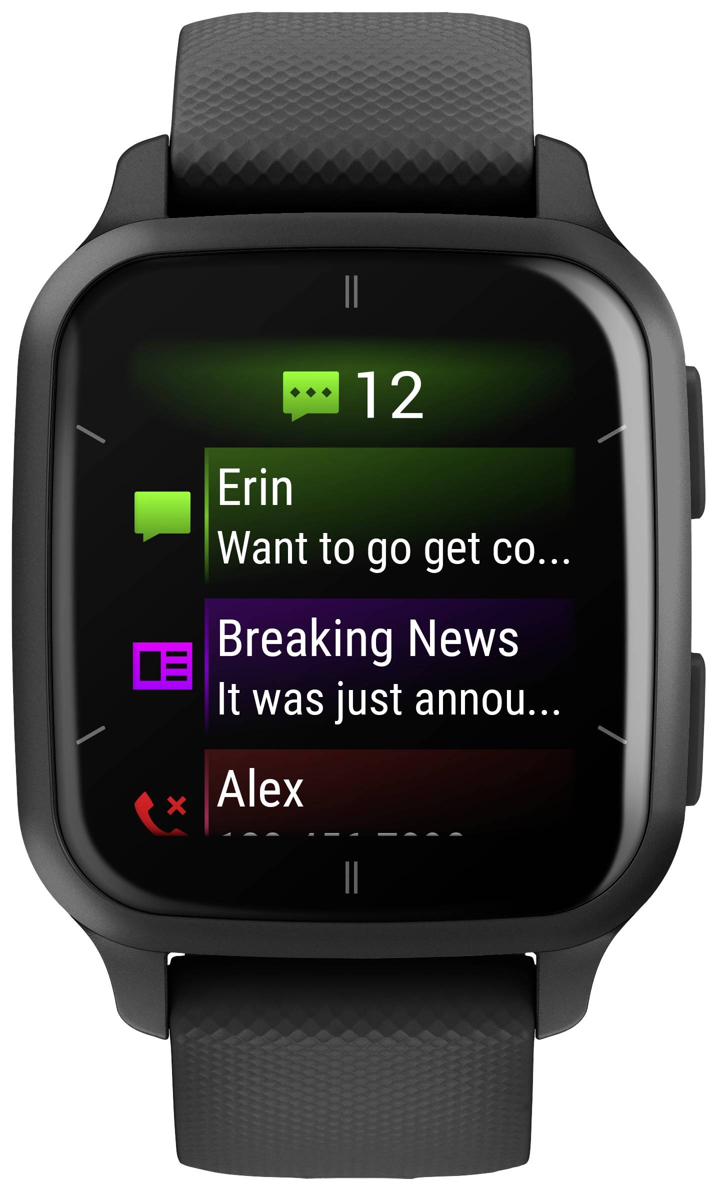 Garmin VENU® SQ 2 Music Smartwatch Schwarz, Schiefer-Grau