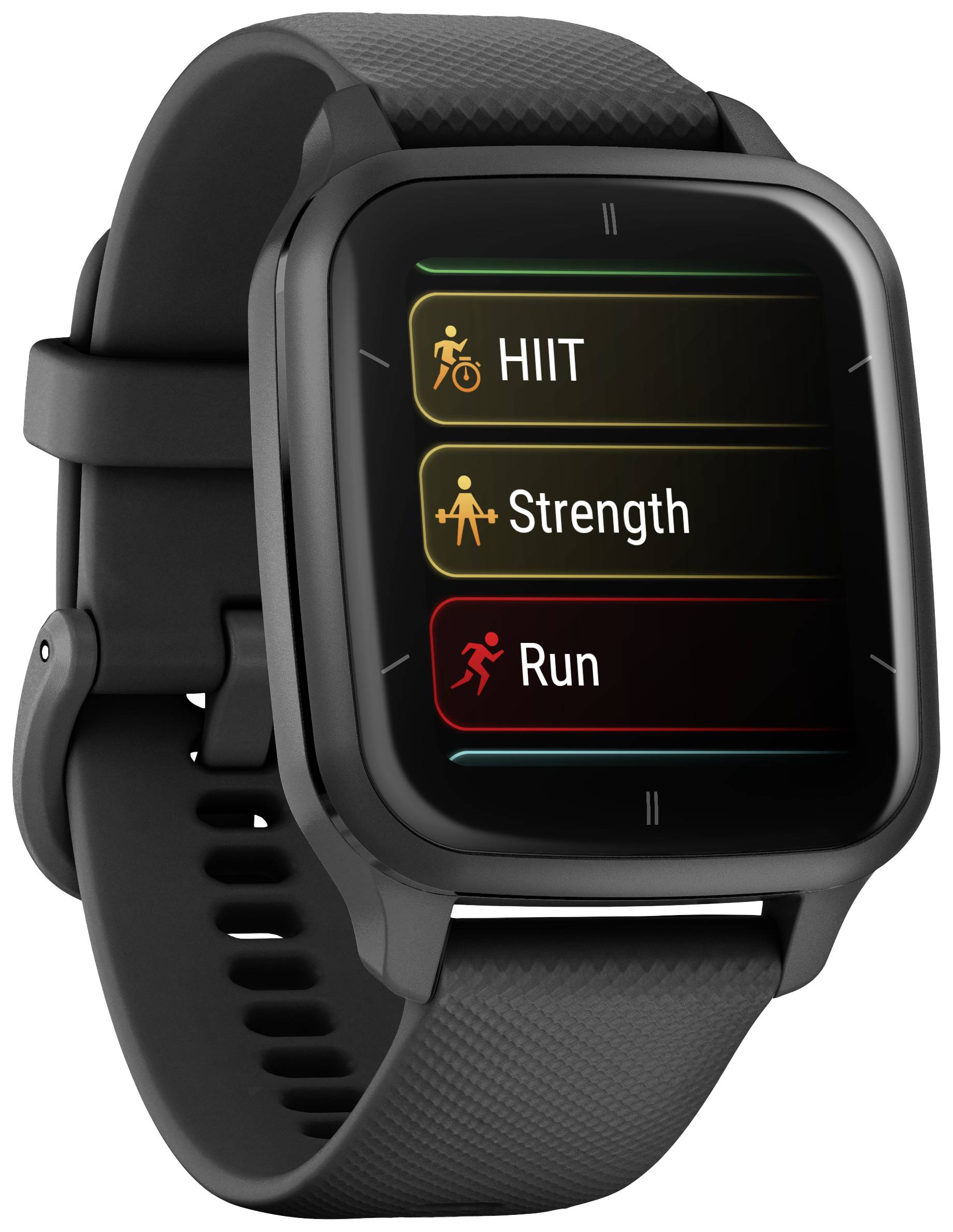 Garmin VENU® SQ 2 Music Smartwatch Schwarz, Schiefer-Grau