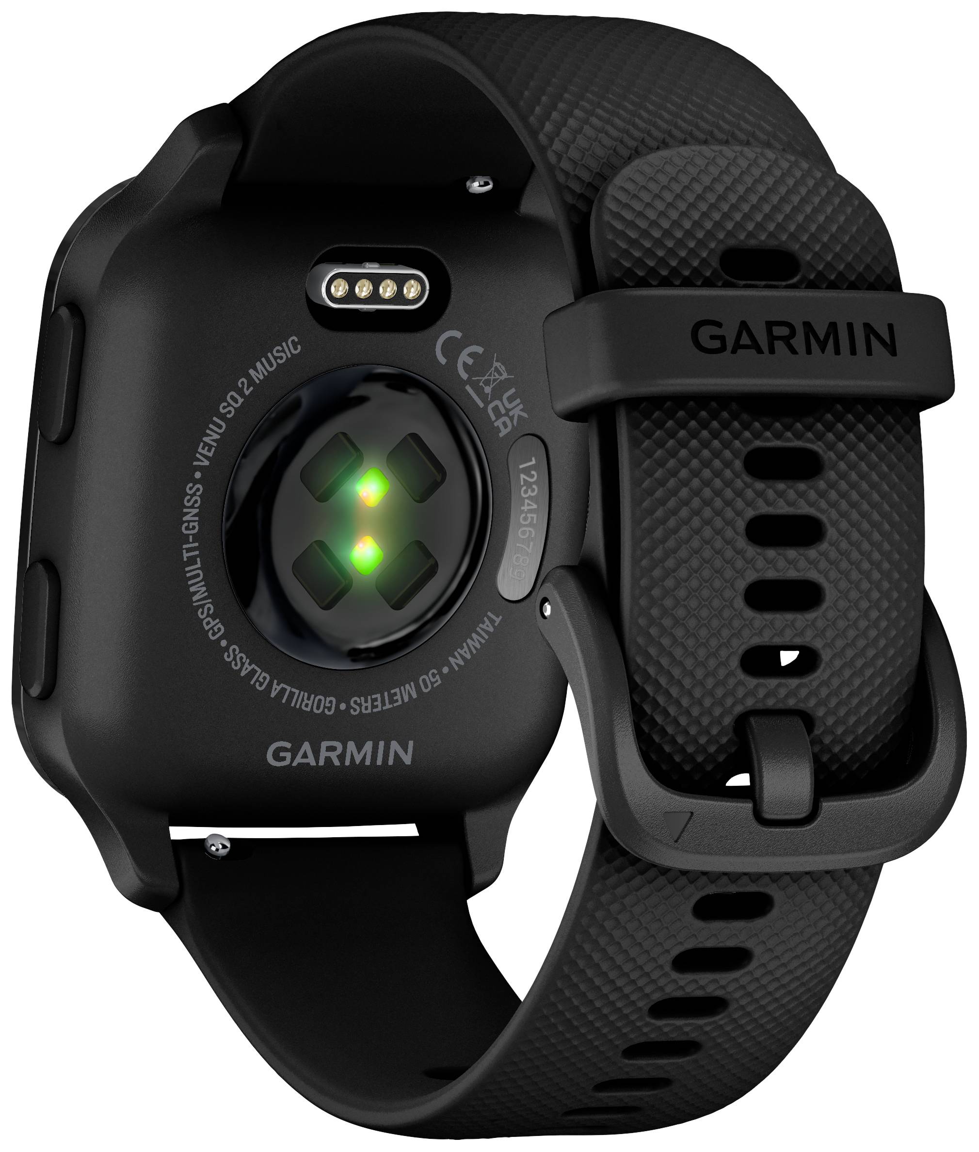 Garmin VENU® SQ 2 Music Smartwatch Schwarz, Schiefer-Grau