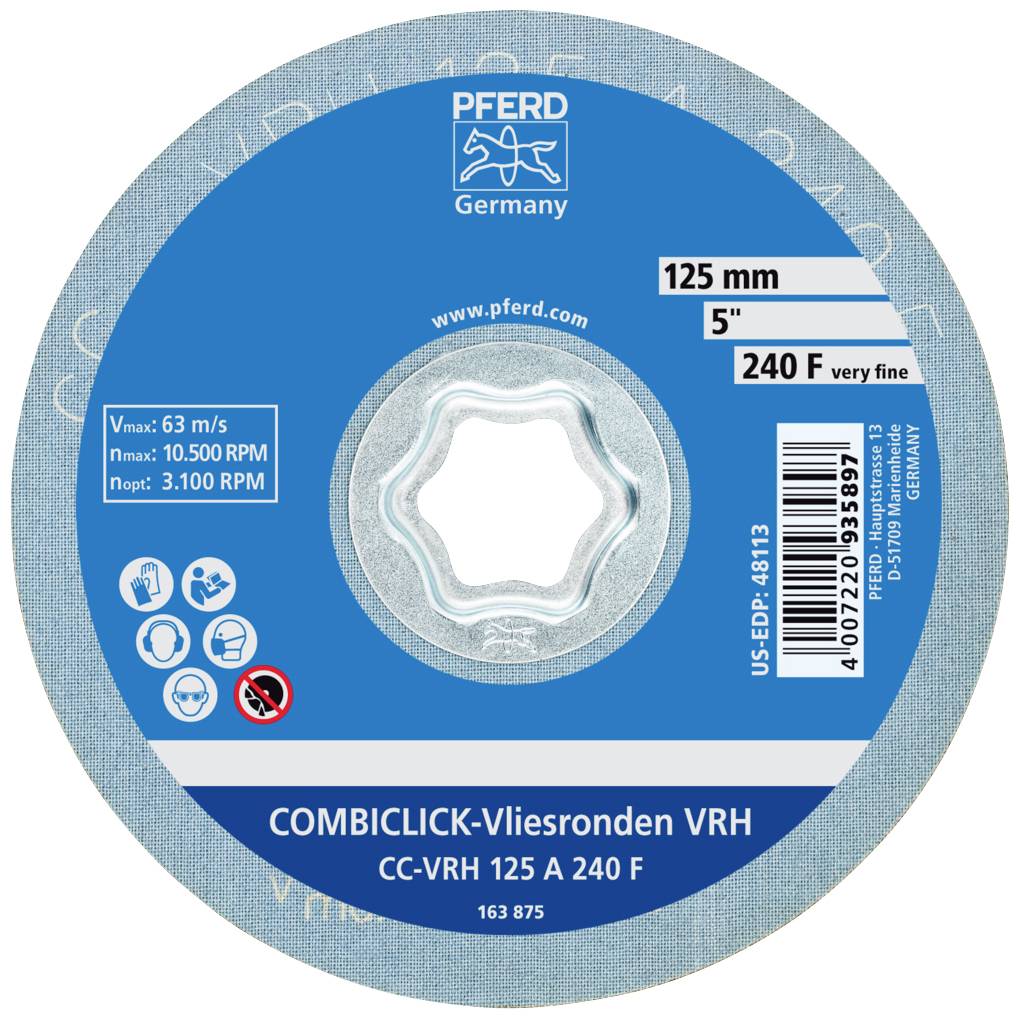 PFERD 44498024 COMBICLICK CC-VRH 125A 240 F (2) Durchmesser 125mm
