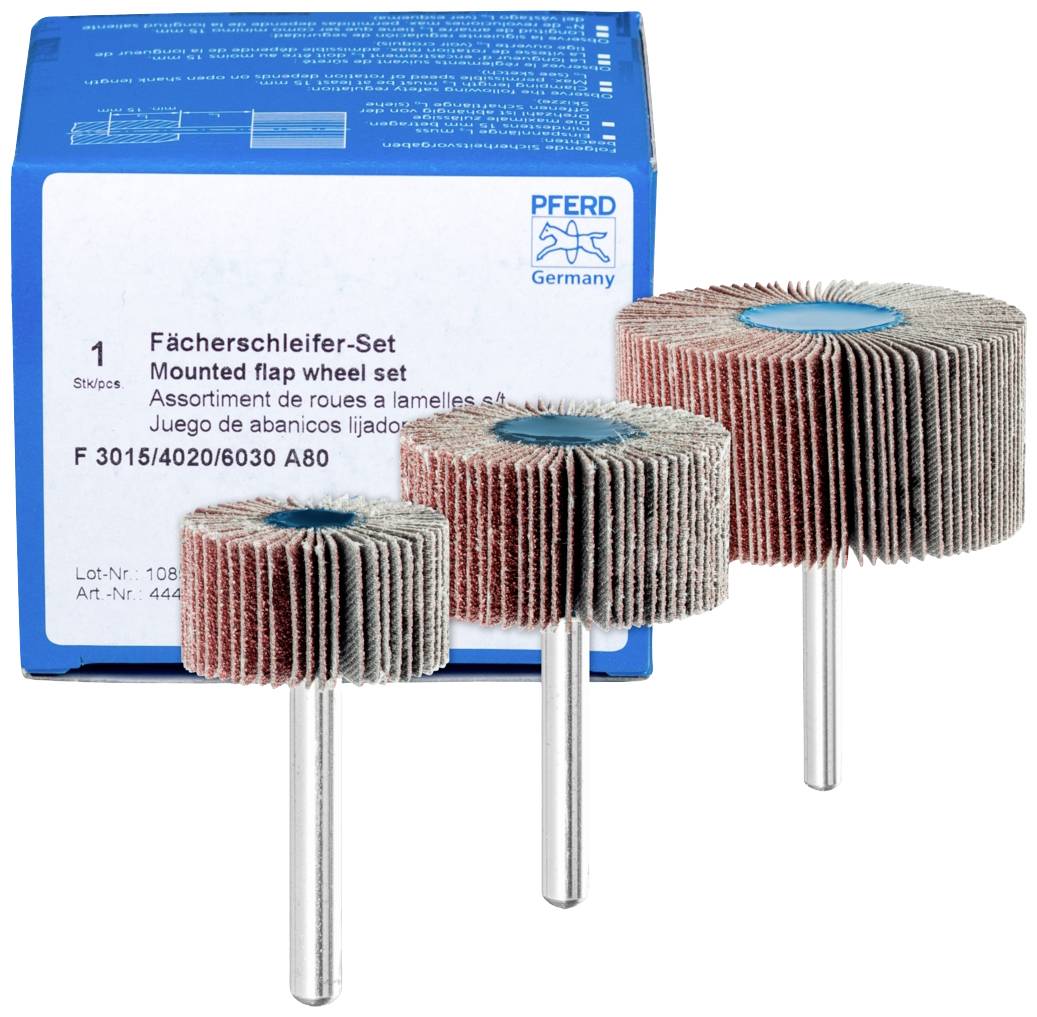 PFERD 44498032 Fächerschleifwerkzeuge SET F 3015/4020/6030A 80 1 Set