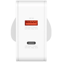 Skross Multipower 2 Pro+ UK USB Ladegerät 48 W 1x USB-A, 1x USB-C® Innenbereich Skross Multipower 2 Pro+ UK USB Ladegerät 48 W 1x USB-A, 1x USB-C® Innenbereich