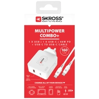 Skross Multipower Combo+ UK USB Ladegerät 48 W 1x USB-A, 1x USB-C® Innenbereich Skross Multipower Combo+ UK USB Ladegerät 48 W 1x USB-A, 1x USB-C® Innenbereich