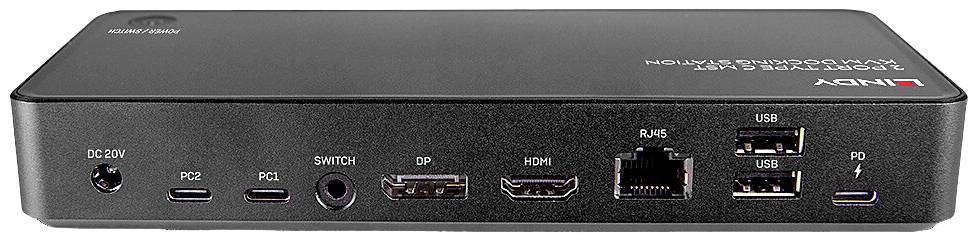 LINDY USB-C® Dockingstation 43202 Passend für Marke Dockingstations: Universal USB-C® Power Delivery